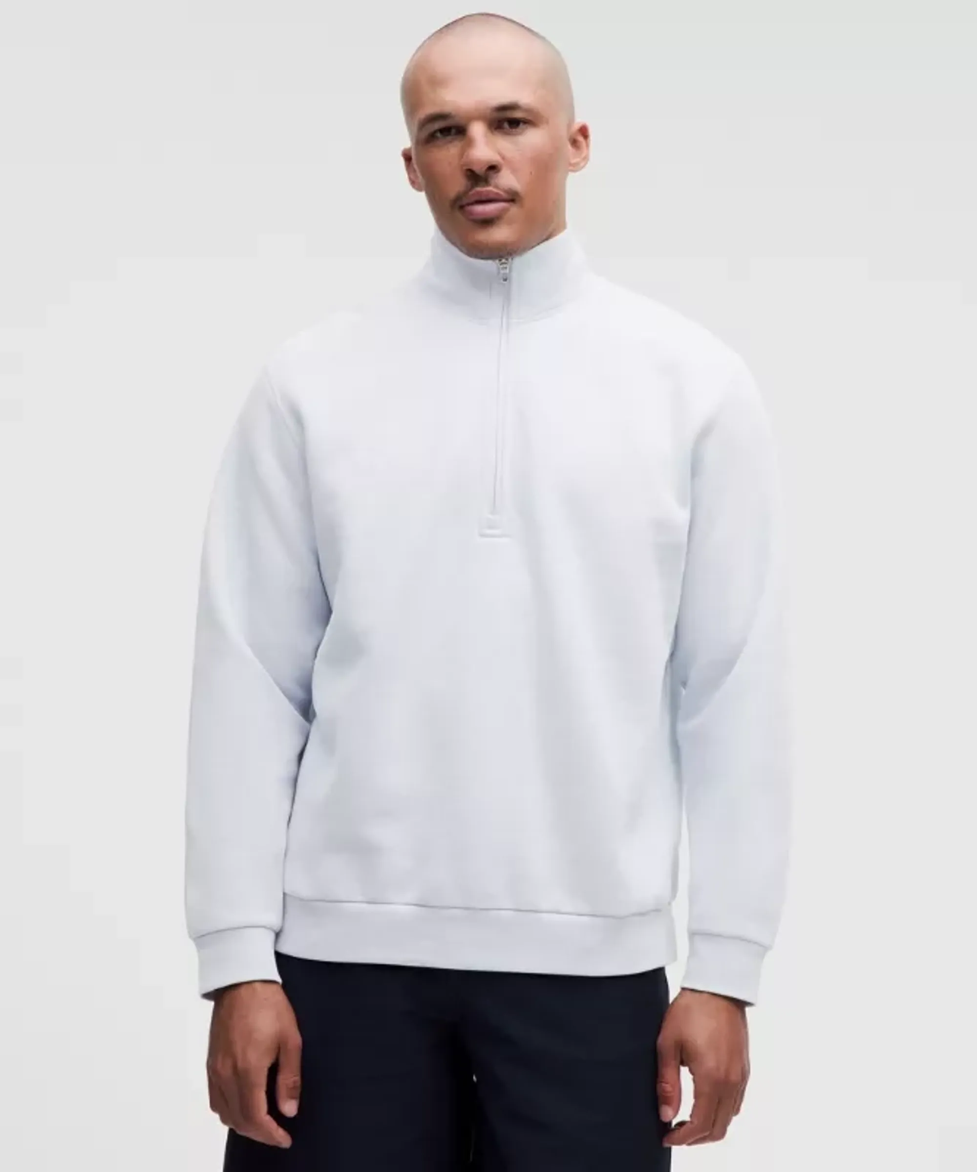 lululemon – Men's Steady State Half Zip Sweatshirt – Color Blue – Size Medium