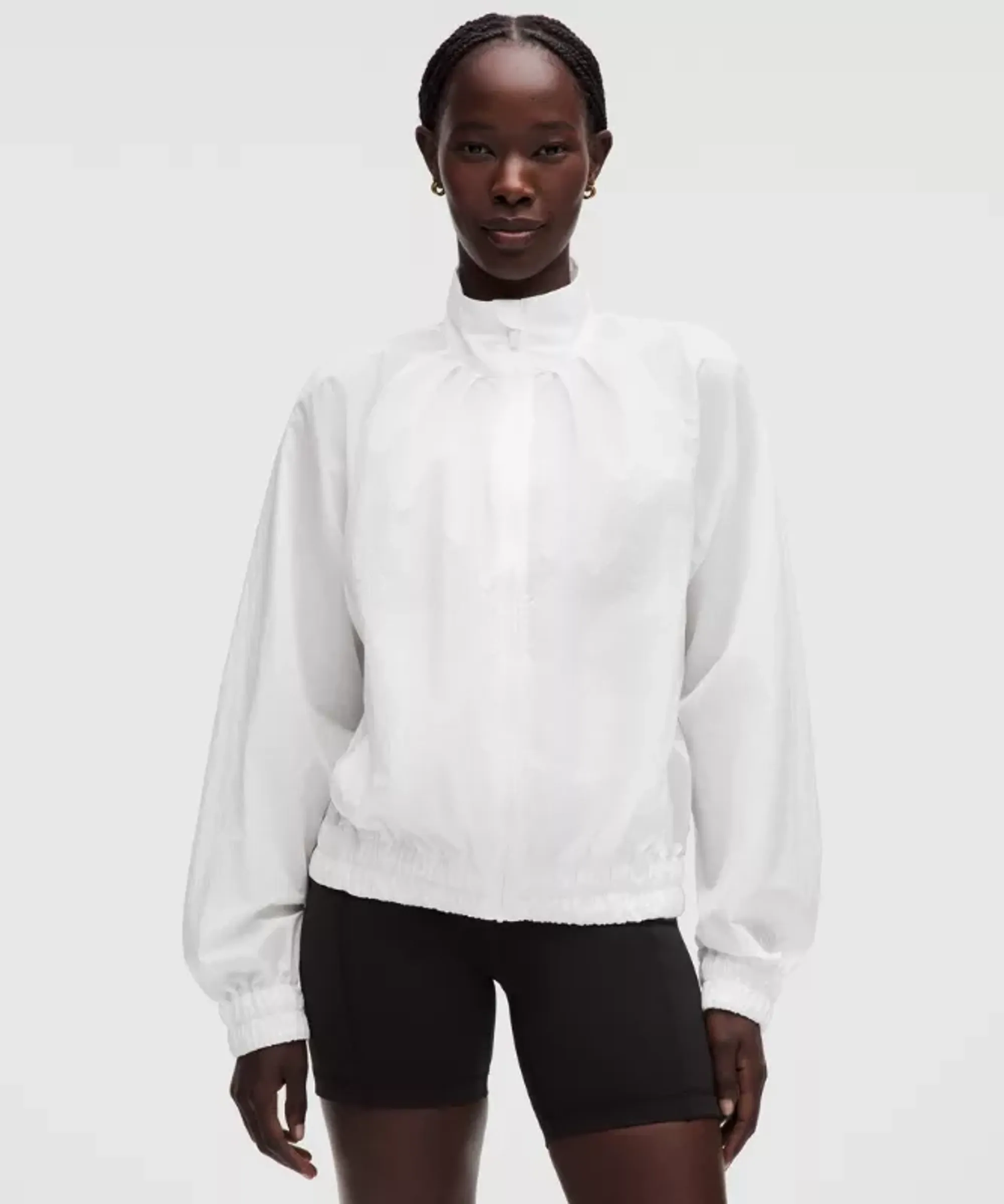 lululemon – Women's Lightweight Pleated Track Jacket – Color White – Size Small