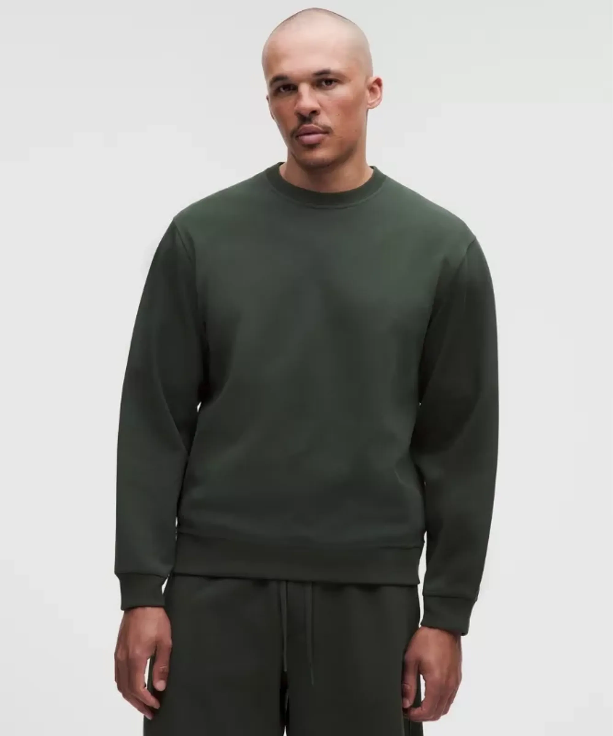 lululemon – Men's Grand Standard Long-Sleeve Crew Sweatshirt – Color Green – Size Medium