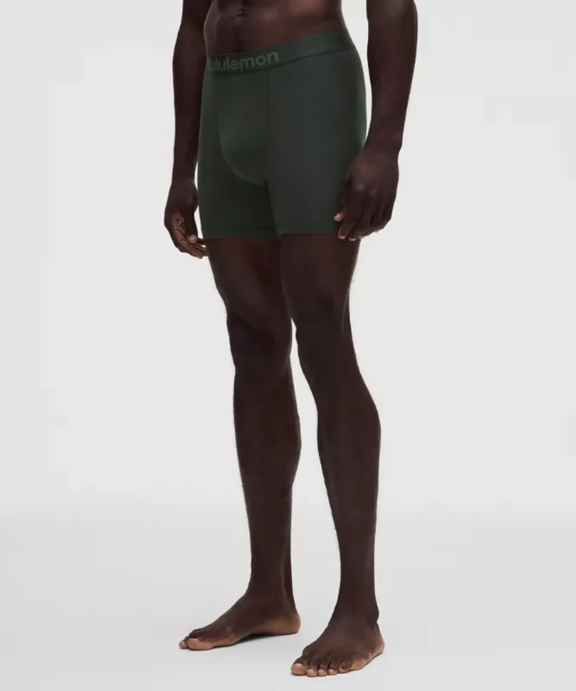 lululemon – Men's Always In Motion Boxers Briefs – 5" – Color Green – Size Large