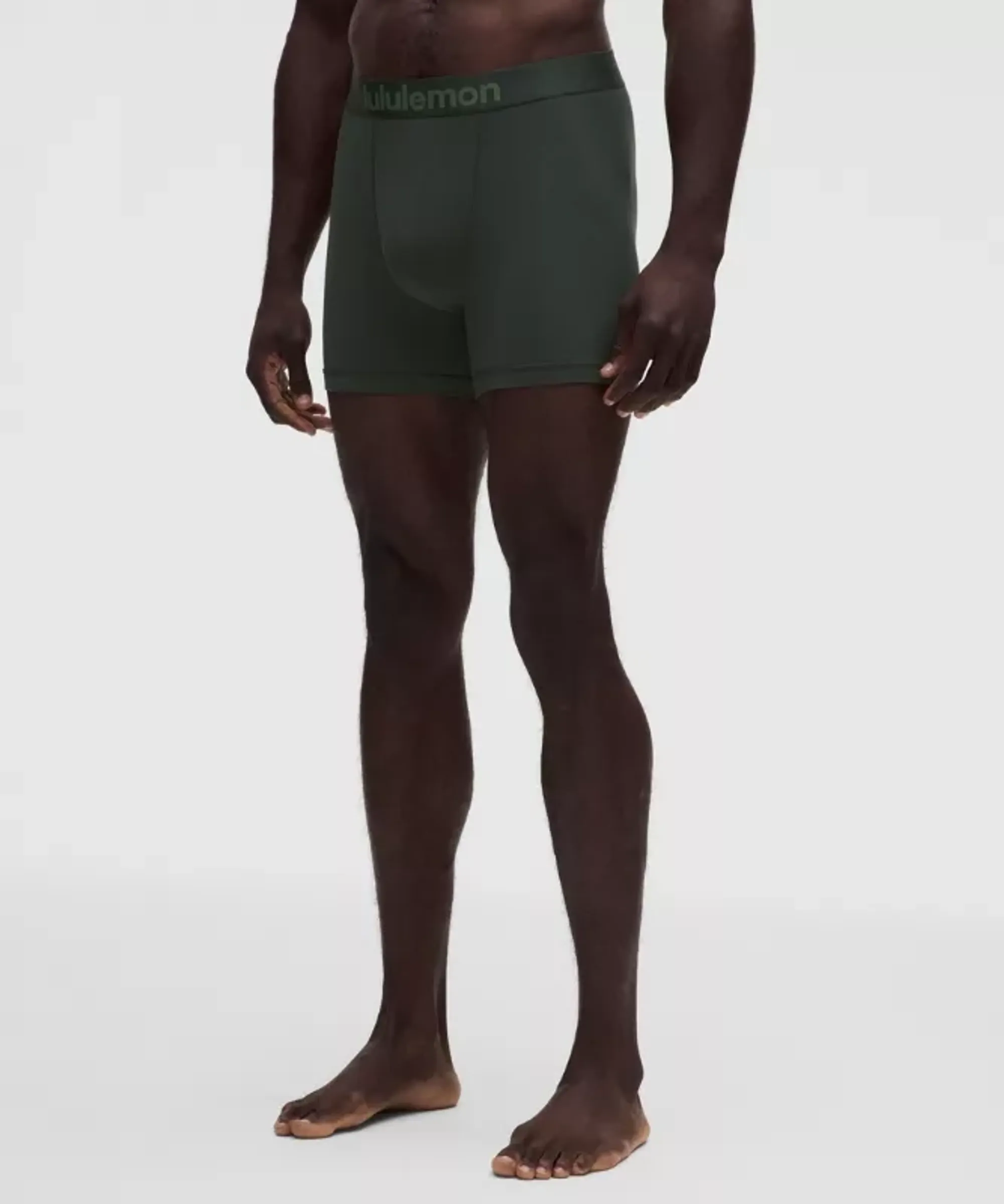 lululemon – Men's Always In Motion Boxers Briefs – 5" – Color Green – Size Small