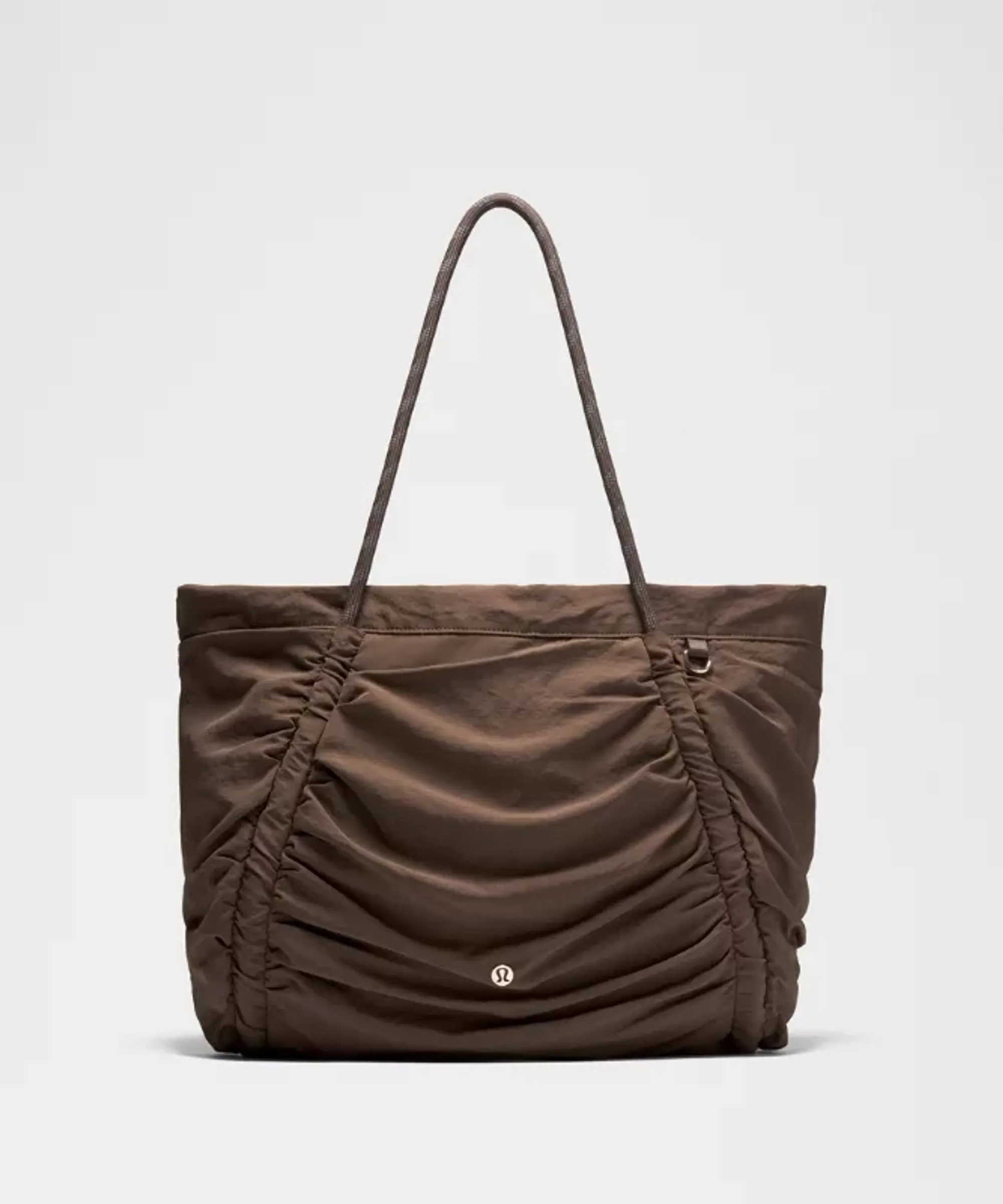 lululemon – Ruched Tote Bag 24L – Color Gold/Brown