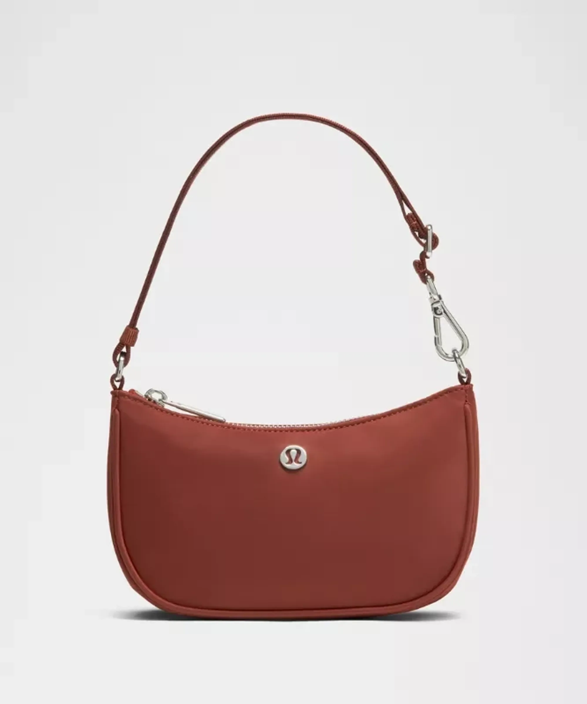 lululemon – City Essentials Mini Shoulder Bag 1L – Color Silver/Red