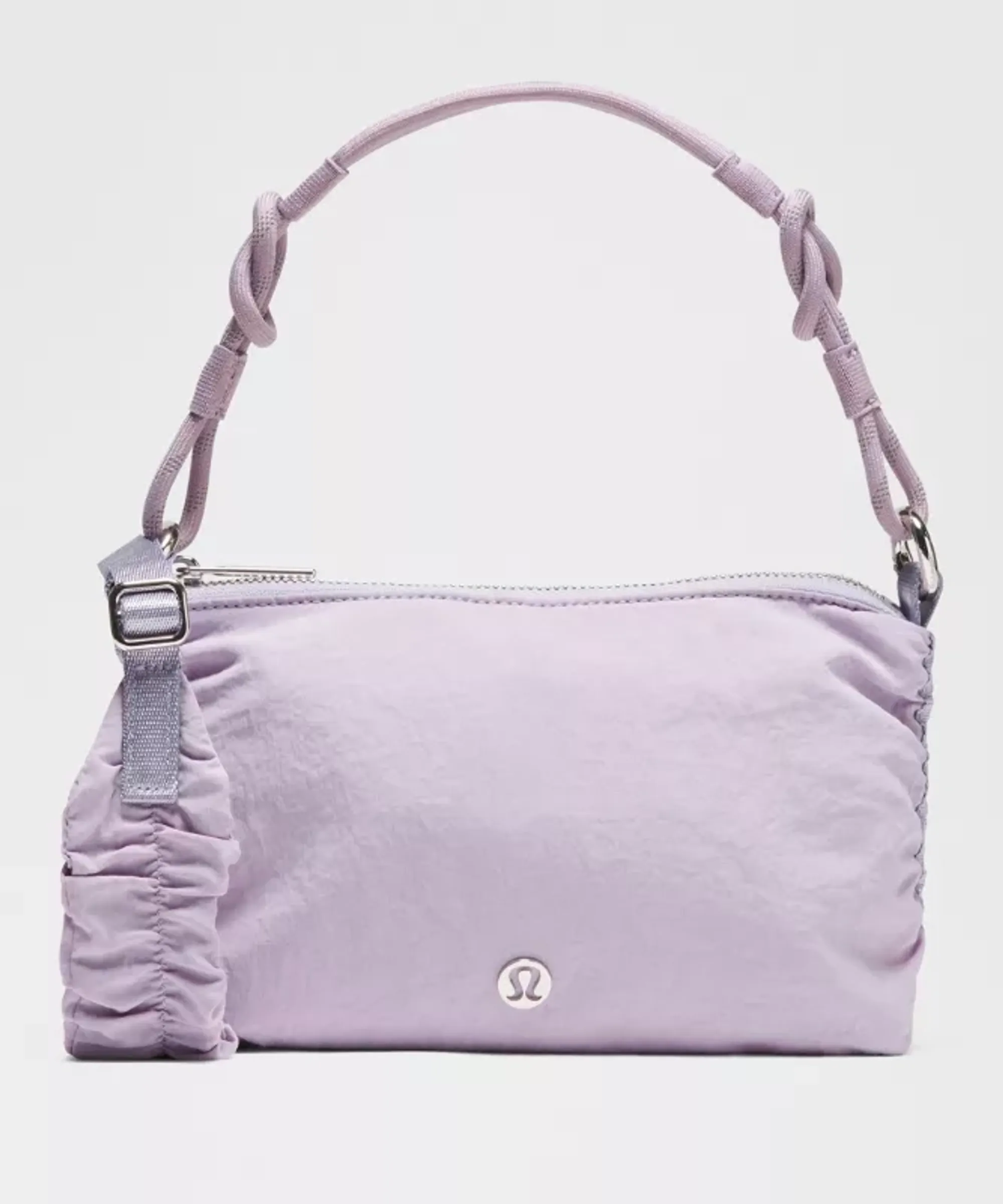 lululemon – Ruched Shoulder Bag Mini 1.5L – Color Silver/Purple/Pastel