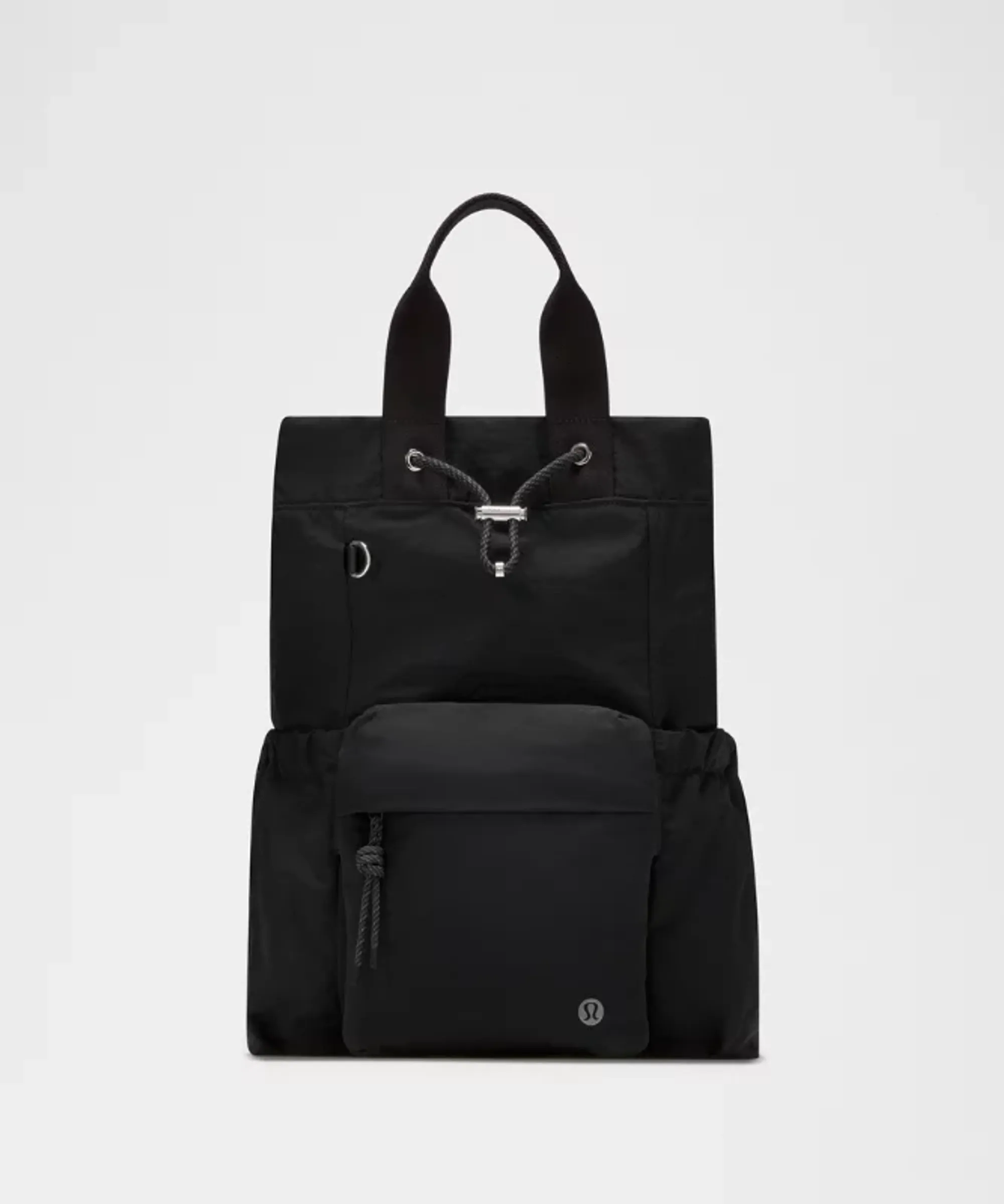 lululemon – 2-in-1 Drawstring Bucket Bag – Color Black/Silver