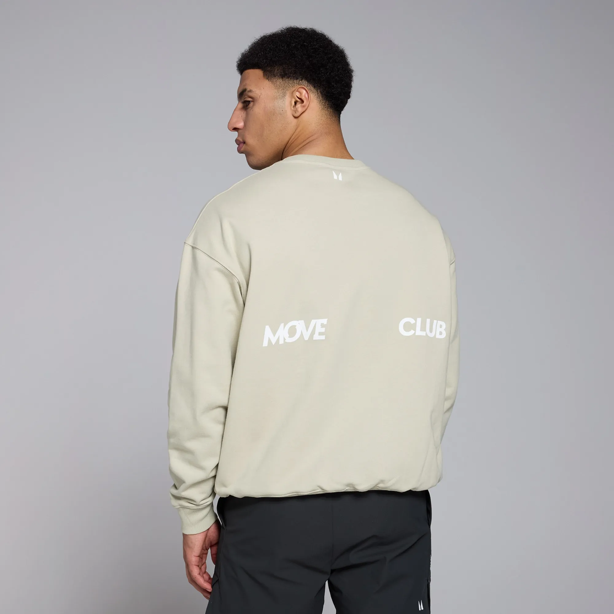 MP Men's Tempo Oversized Graphic Sweatshirt - Salt Grey