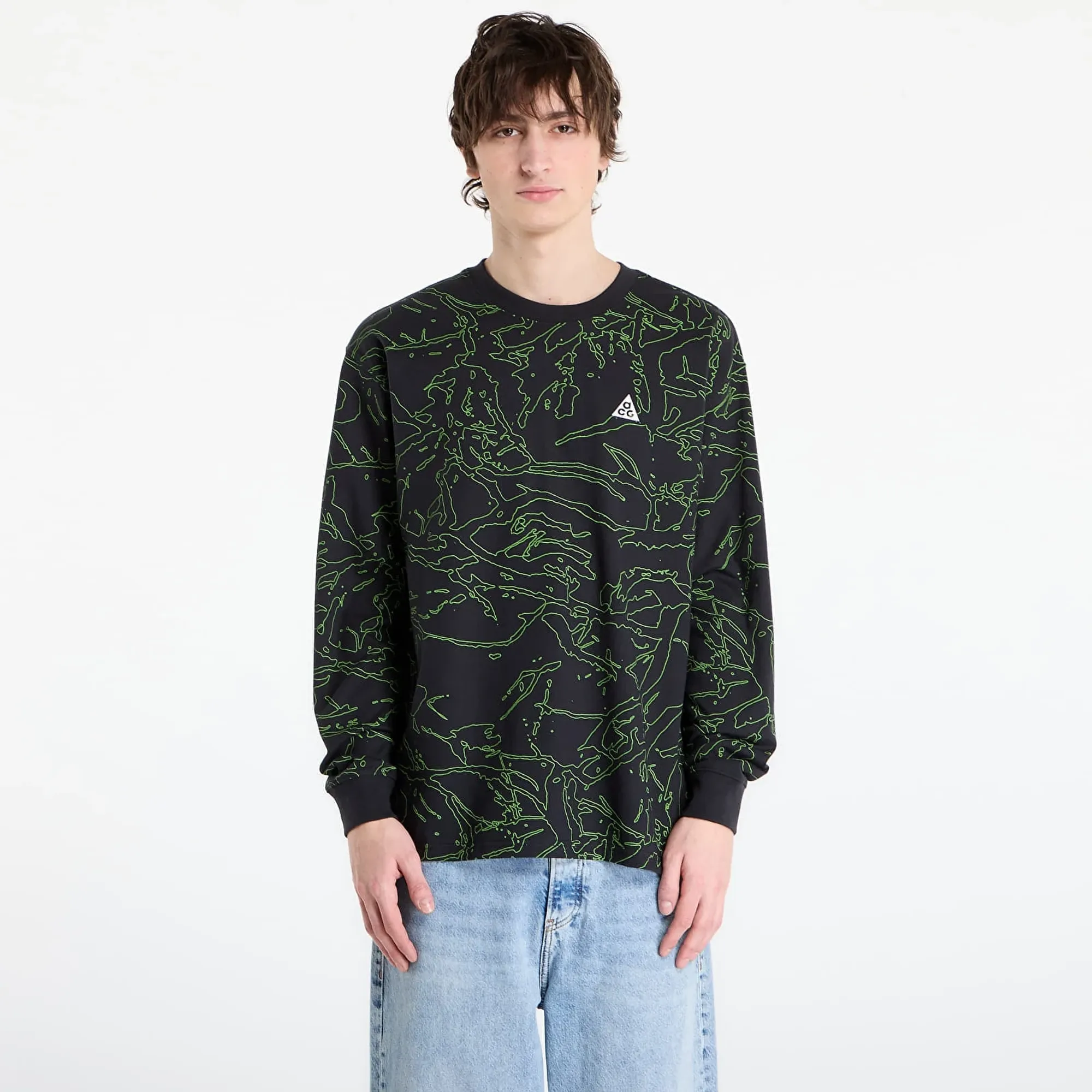 T-Shirt Nike Acg Men's Dri-Fit Long-Sleeve T-Shirt Black M