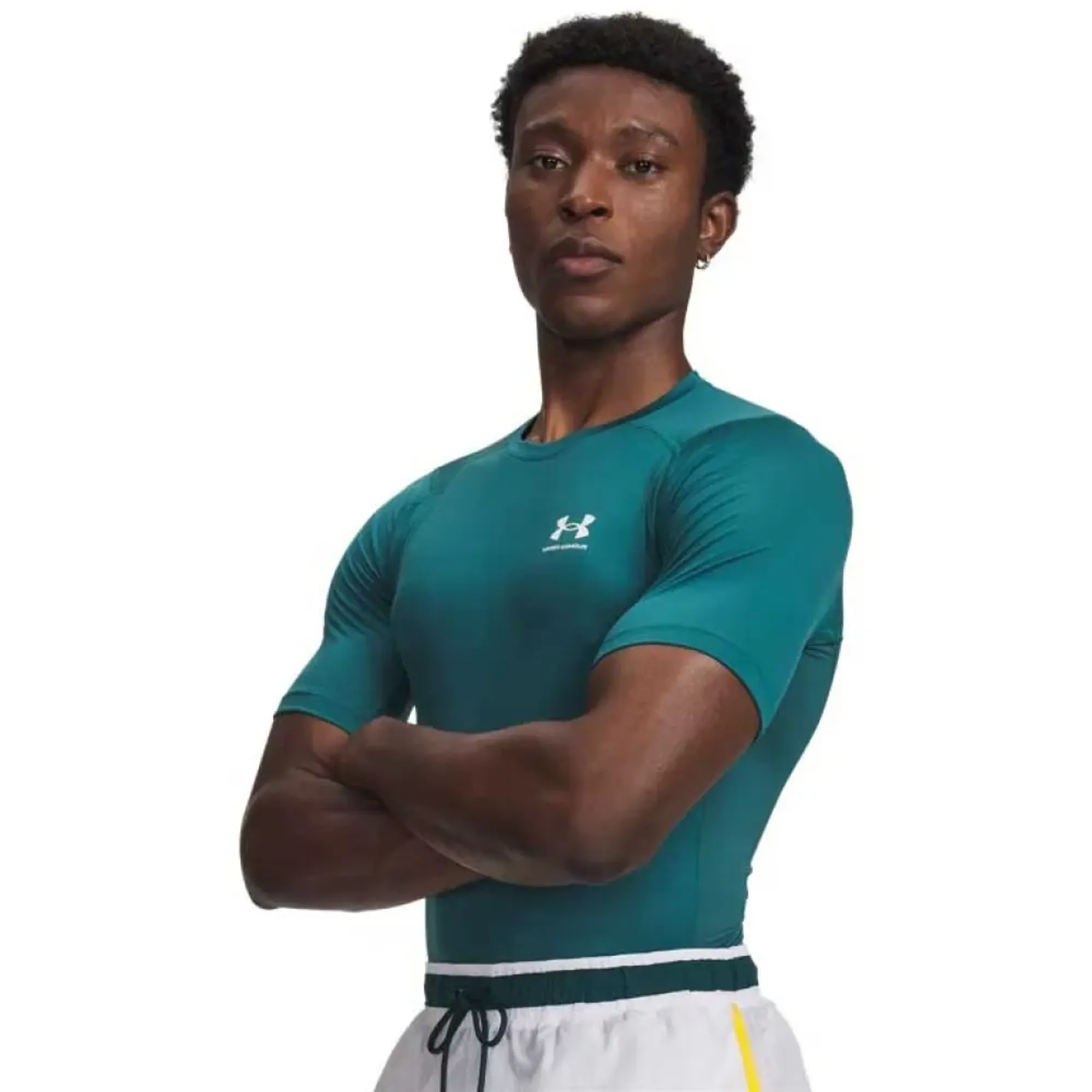 Under Armour HeatGear® Men's Rack Green / White L