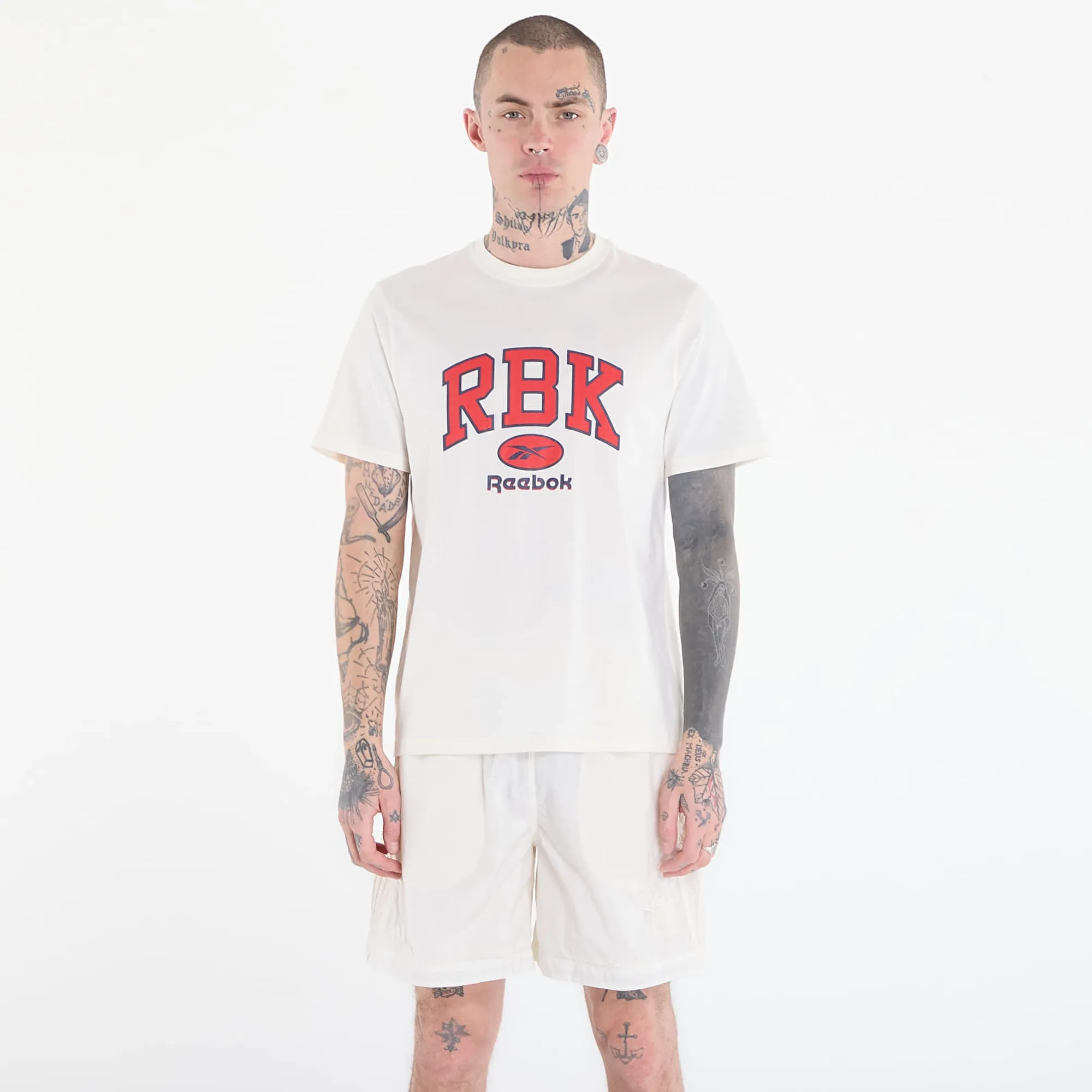 T-Shirt Reebok Collegiate T-Shirt Vintage Chalk Xl