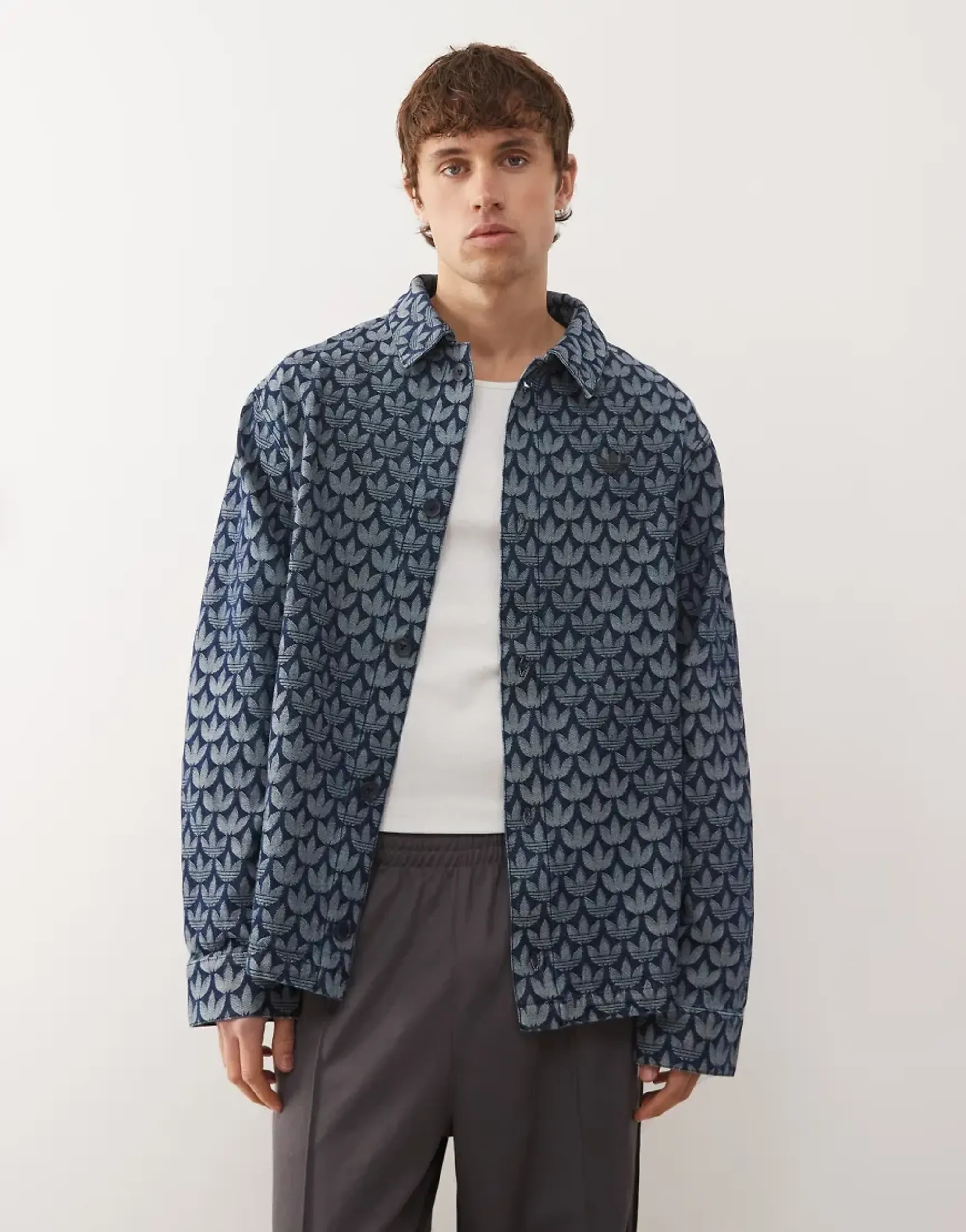T-Shirt Adidas Denim Monogram Shirt Indigo Denim L