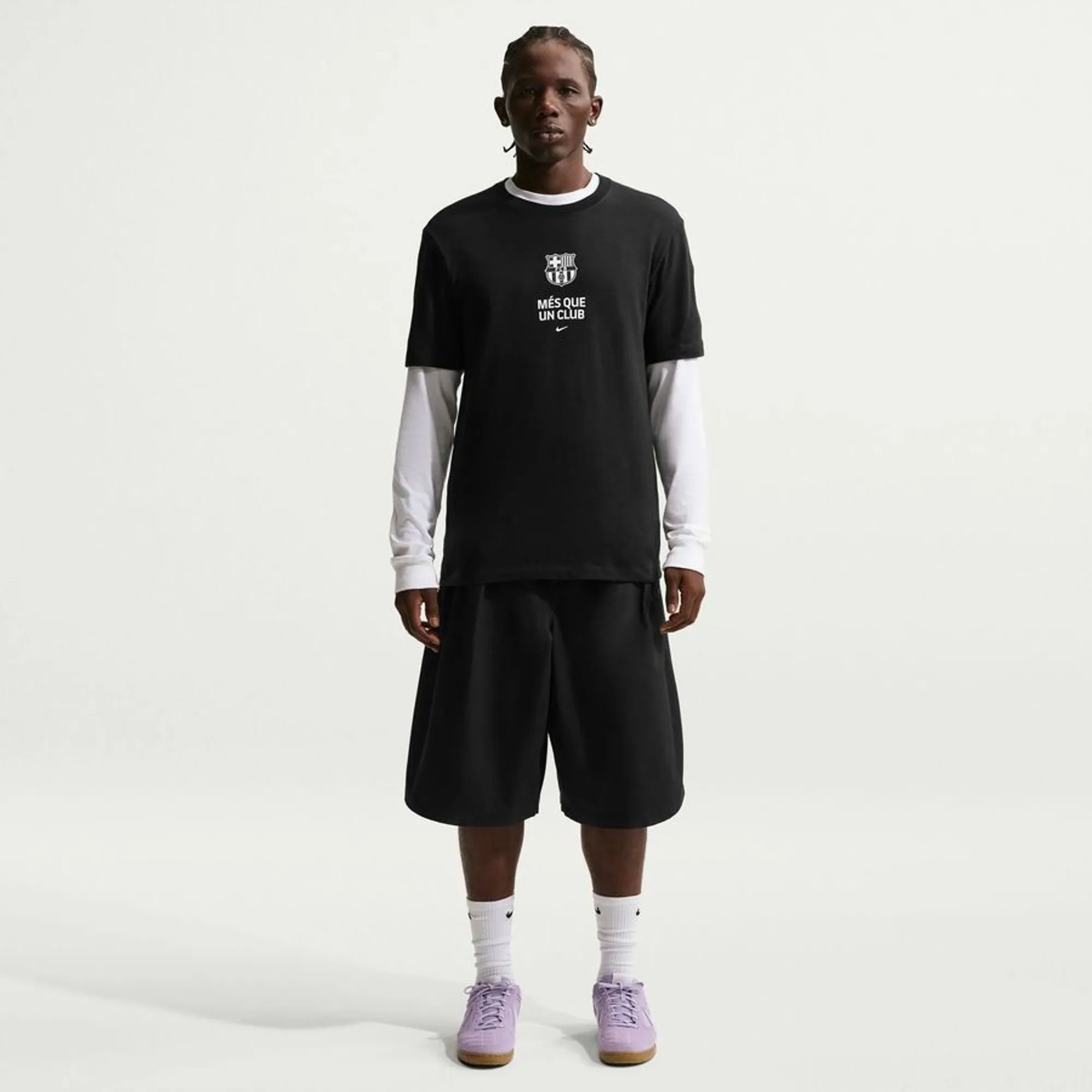 Barcelona T-Shirt Club - Black - ['Black']
