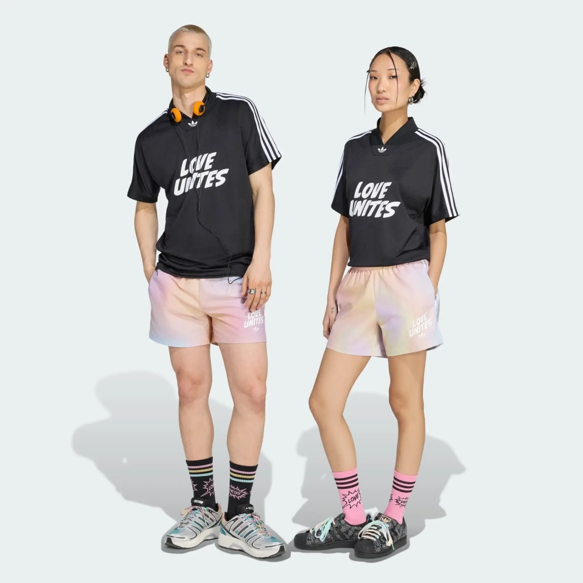 adidas PRIDE AOP SHORTS (WATER PROOF)