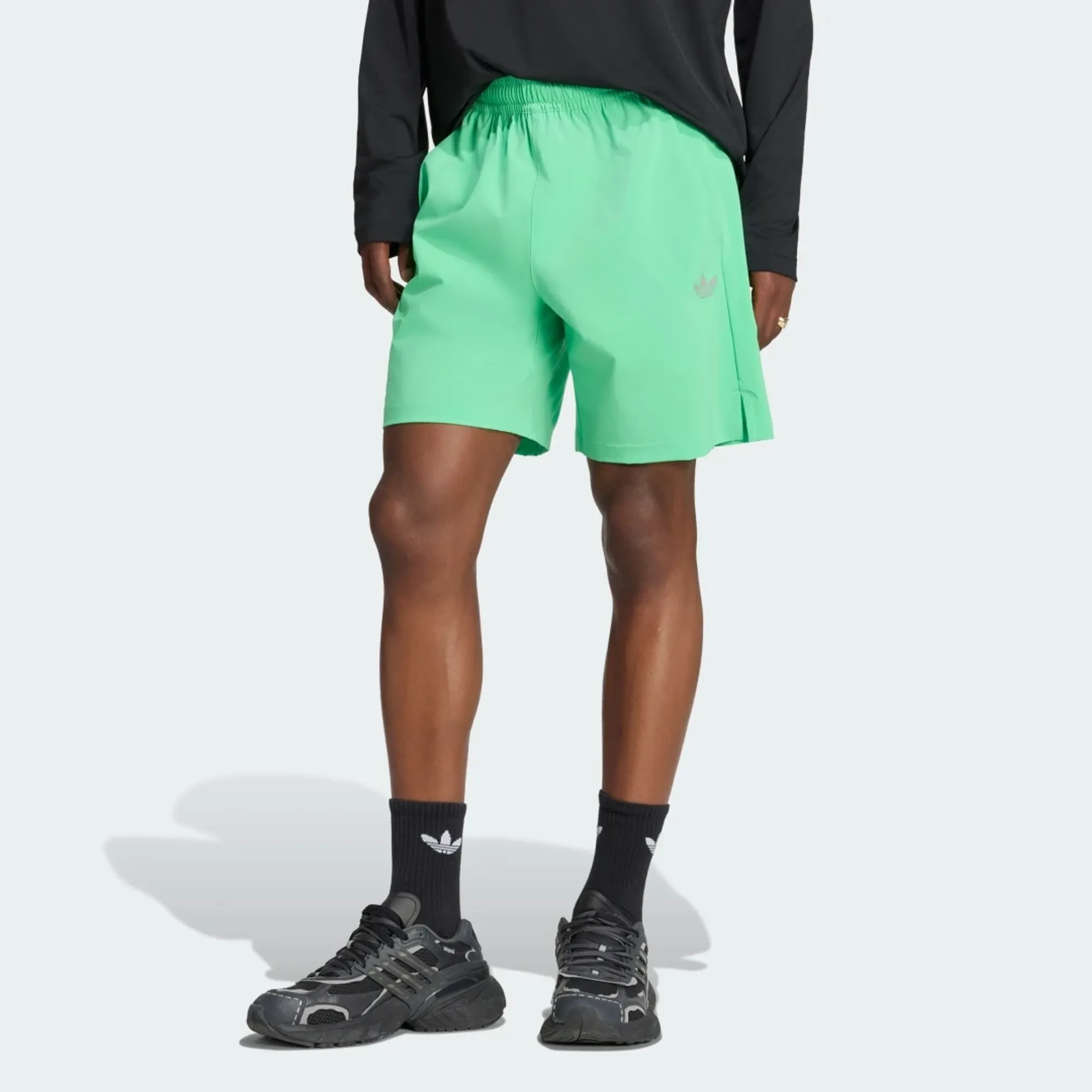 adidas TECH TREFOIL ESSENTIALS POLYESTER SHORTS