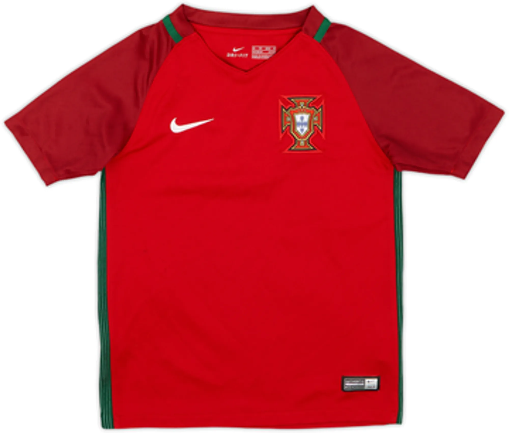 2016-18 Portugal Home Shirt - 8/10 - (6-7 Years)