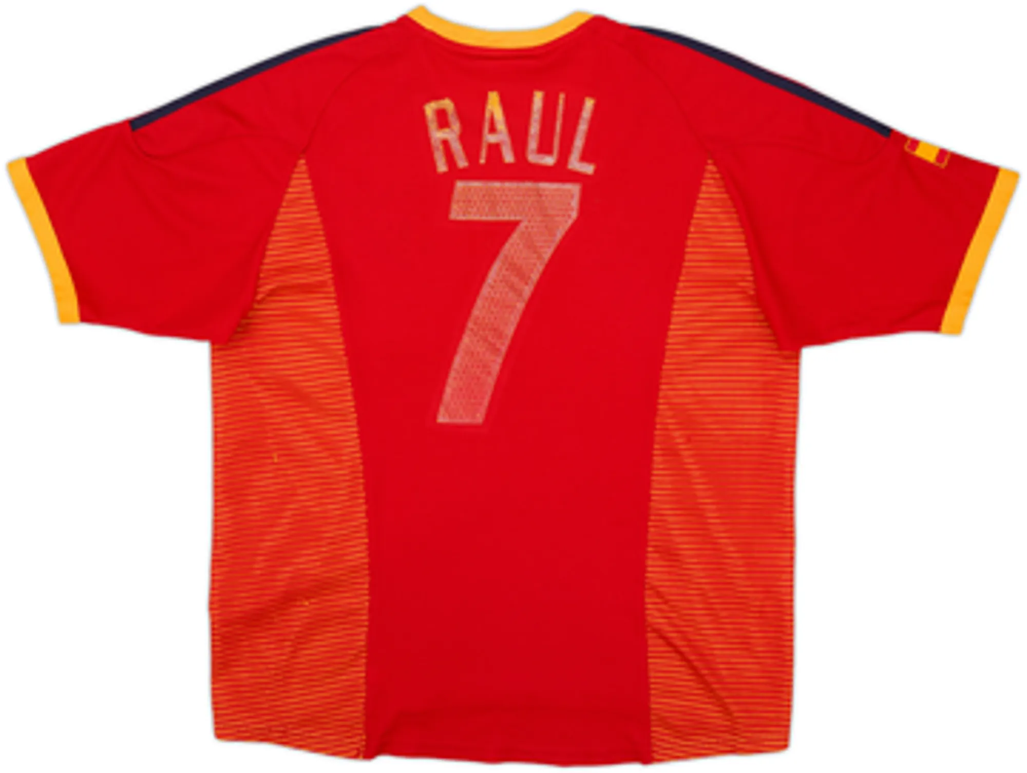 2002-04 Spain Home Shirt Raul #7 - 4/10 - (L)