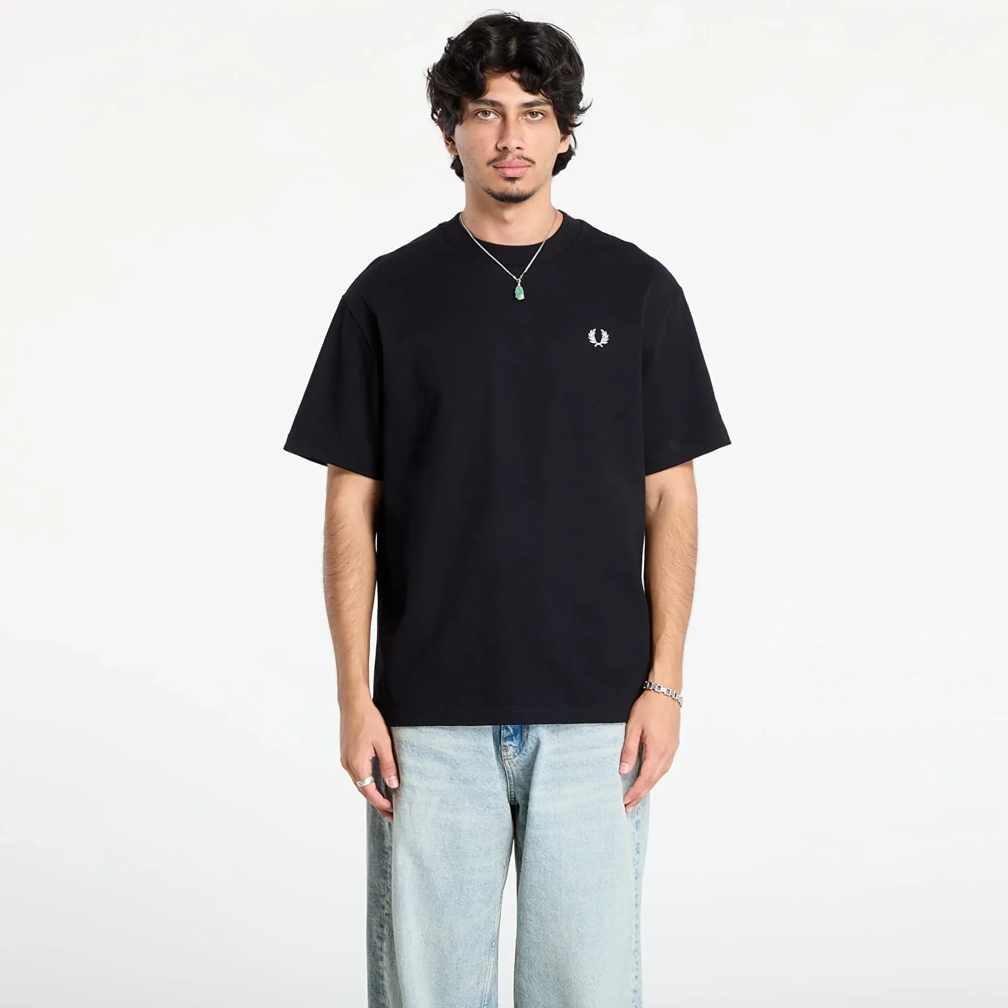 T-Shirt Fred Perry Relaxed T-Shirt Black S