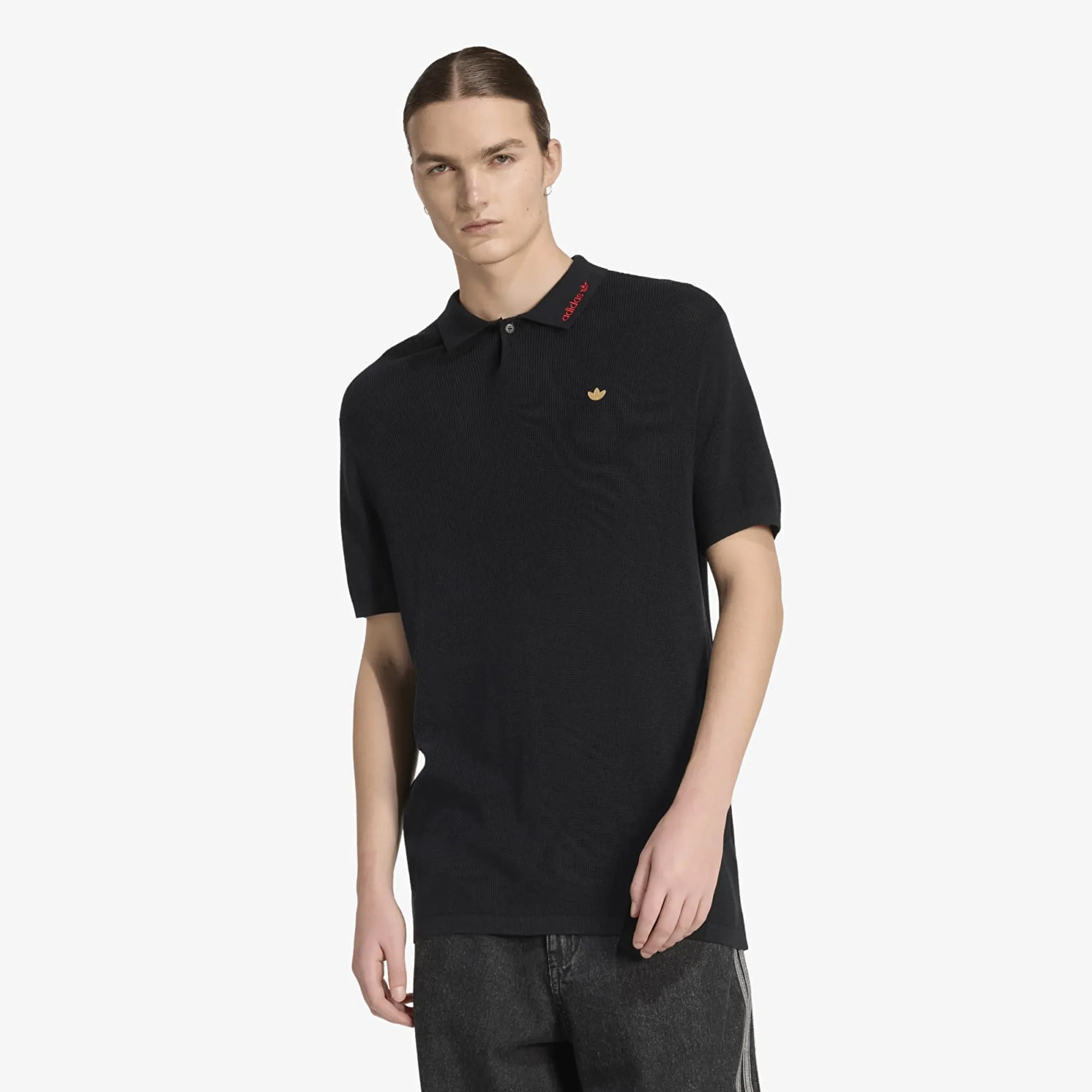 T-Shirt Adidas Premium Polo Black Xl