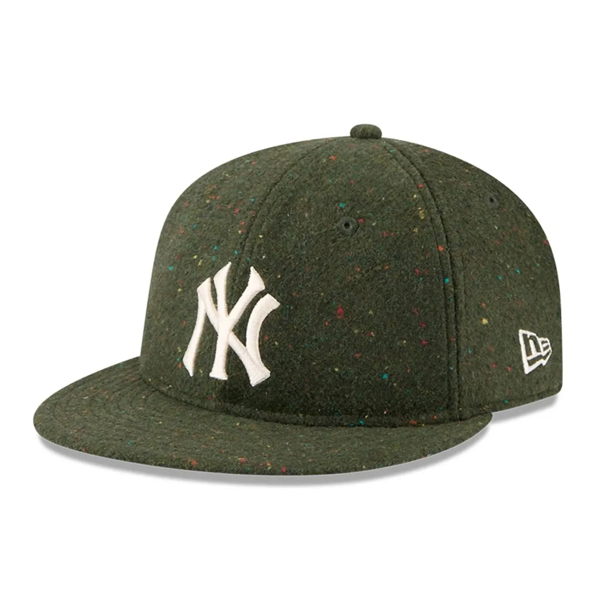 Yankees MLB Speckled Wool Open Green Retro Crown 9FIFTY Adjustable Cap New Era Cap adult unisex