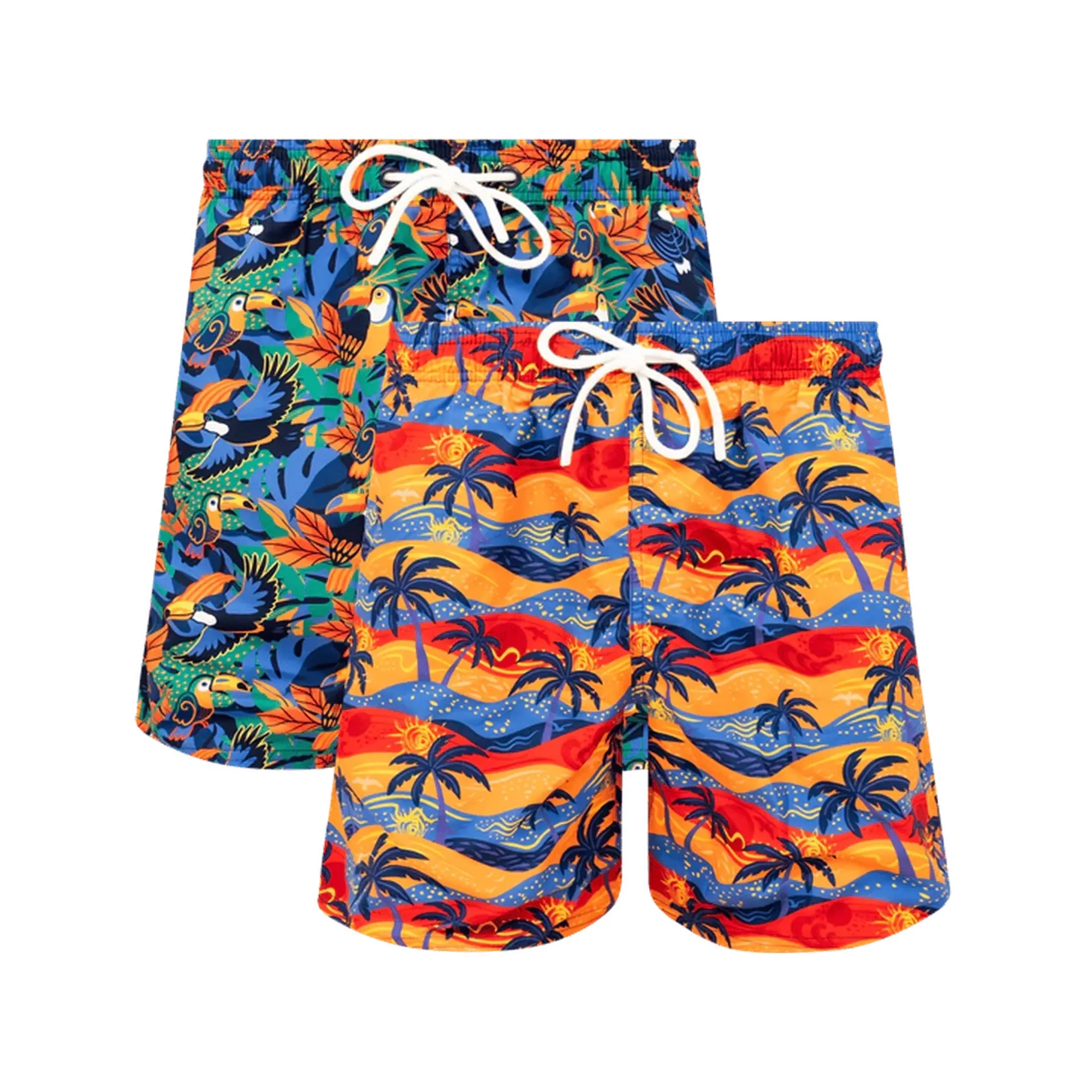 Oasis & Paradise Bundle - Mens Swim Shorts 2 Pack