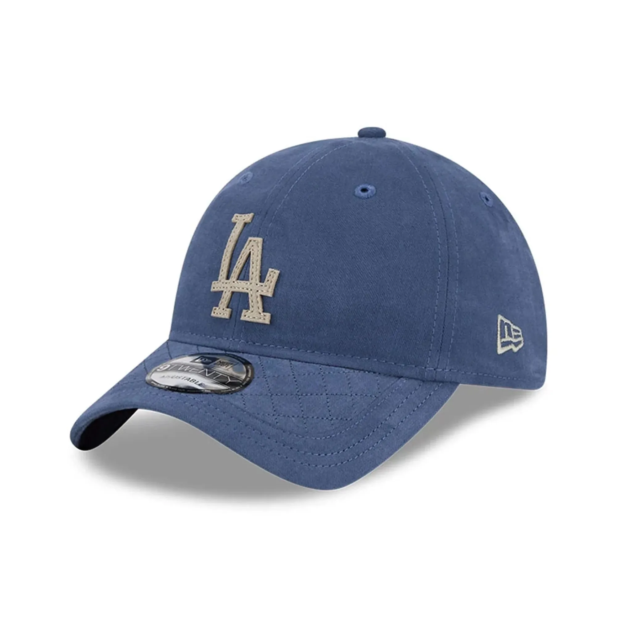 LA Dodgers MLB Quilted Dark Blue 9TWENTY Adjustable Cap New Era Cap adult unisex