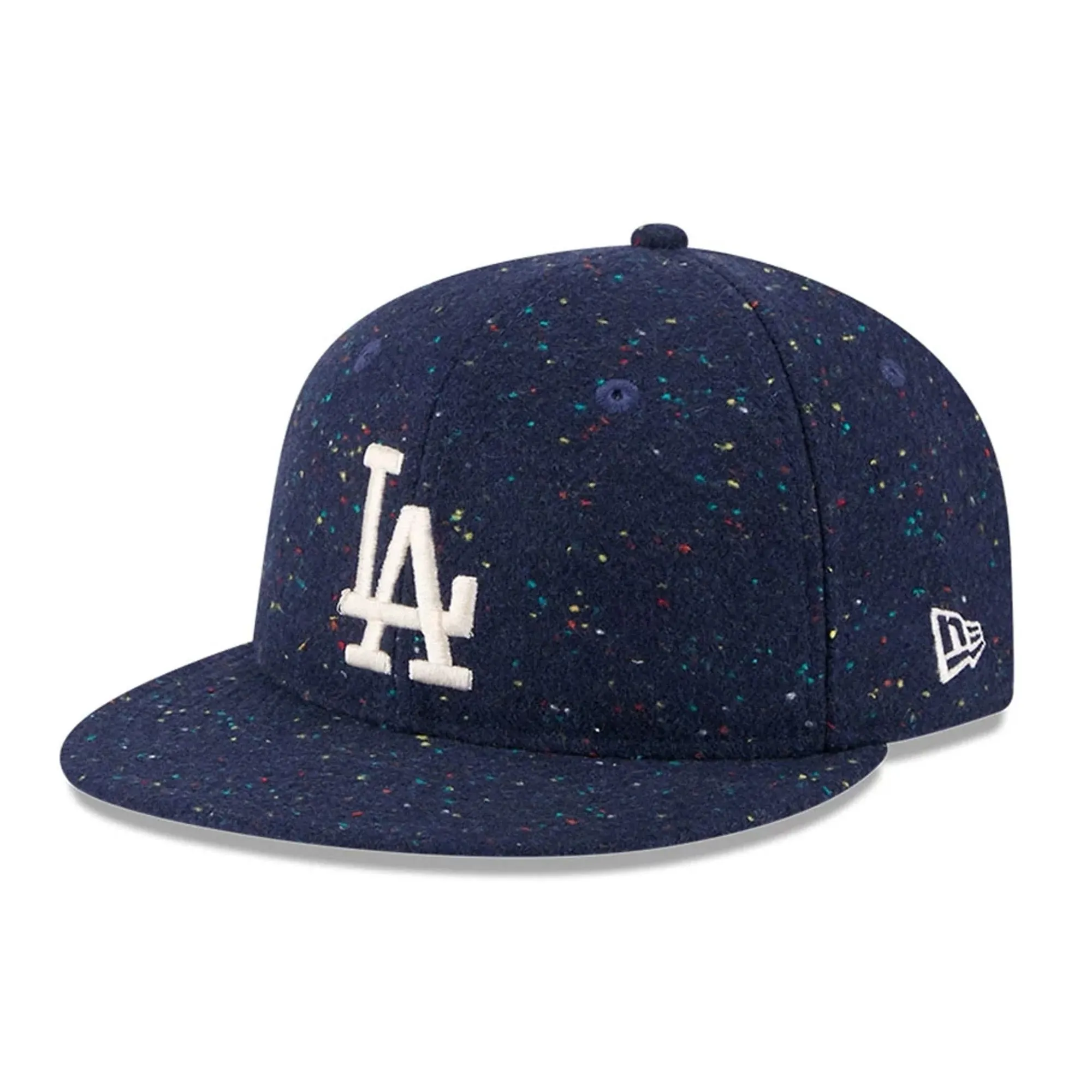 LA Dodgers MLB Speckled Wool Open Blue Retro Crown 9FIFTY Adjustable Cap New Era Cap adult unisex