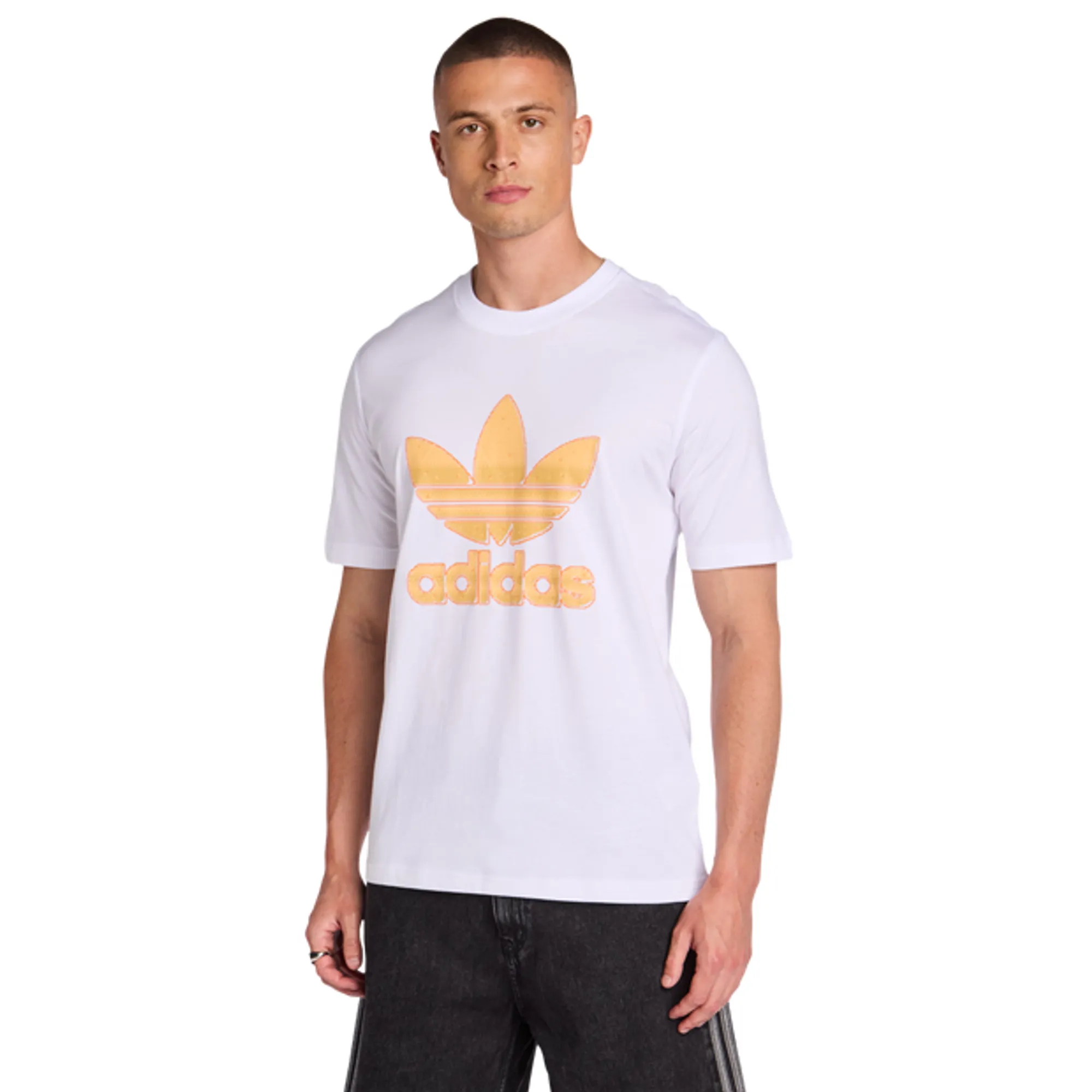 Adidas  Men T-Shirts - White