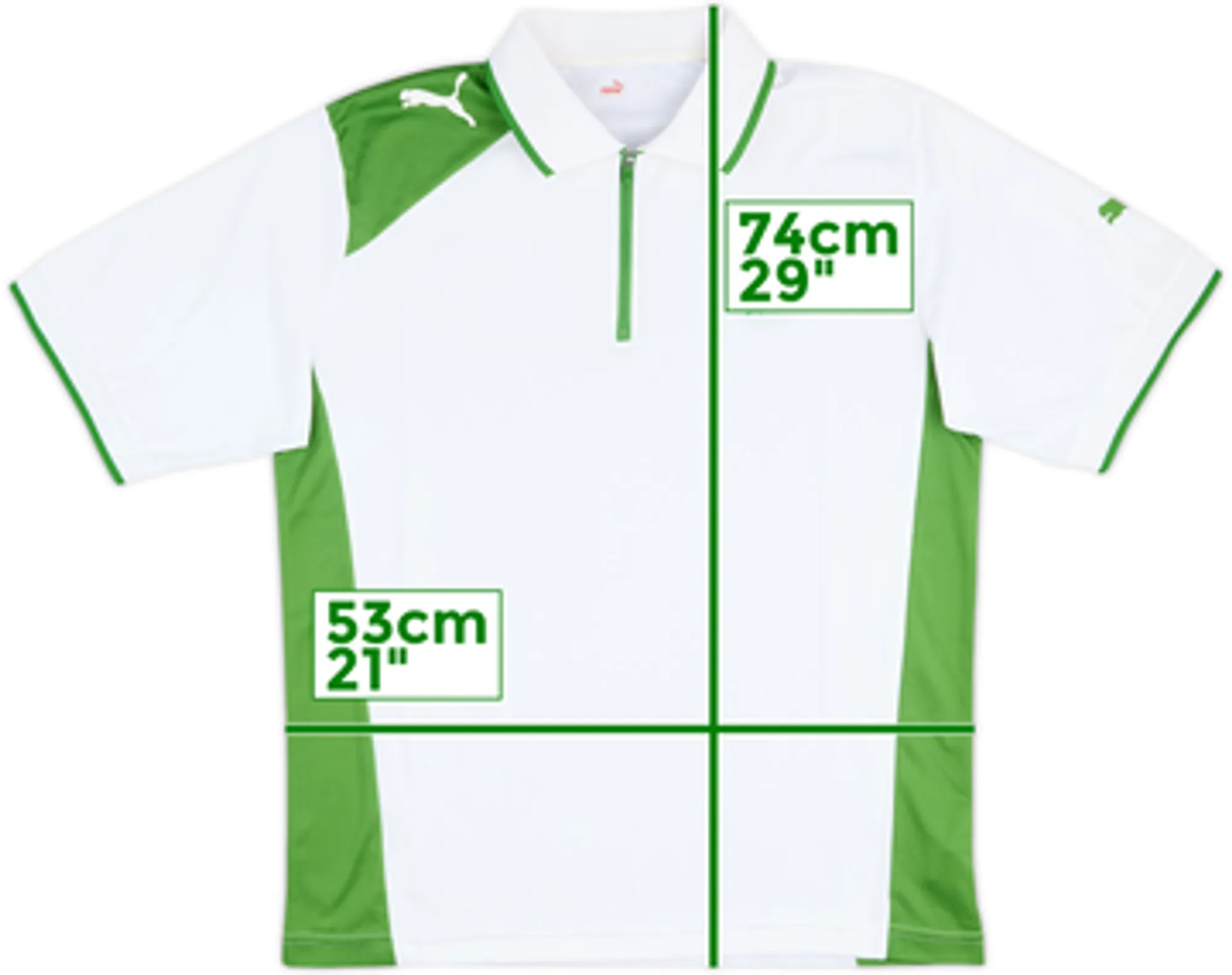 2010-12 Algeria Puma 1/4 Zip Polo Shirt - 9/10 - (XL)