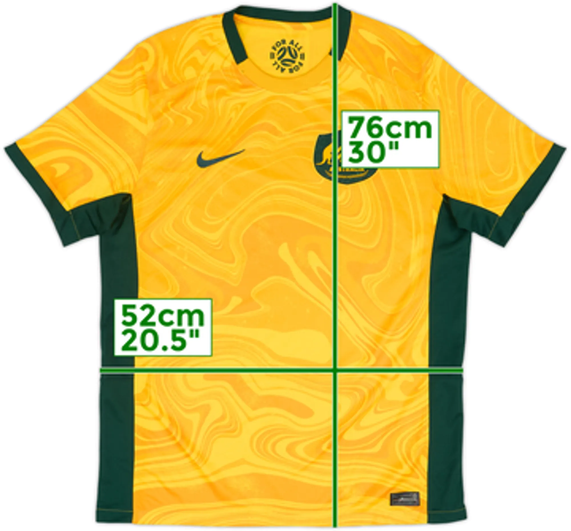 2023-25 Australia Women's Home Shirt - 10/10 - (Men's L)