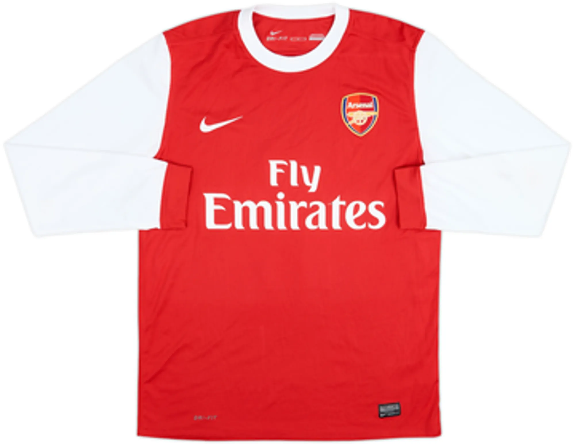 2010-11 Arsenal Home L/S Shirt Diaby #2 - 6/10 - (M)