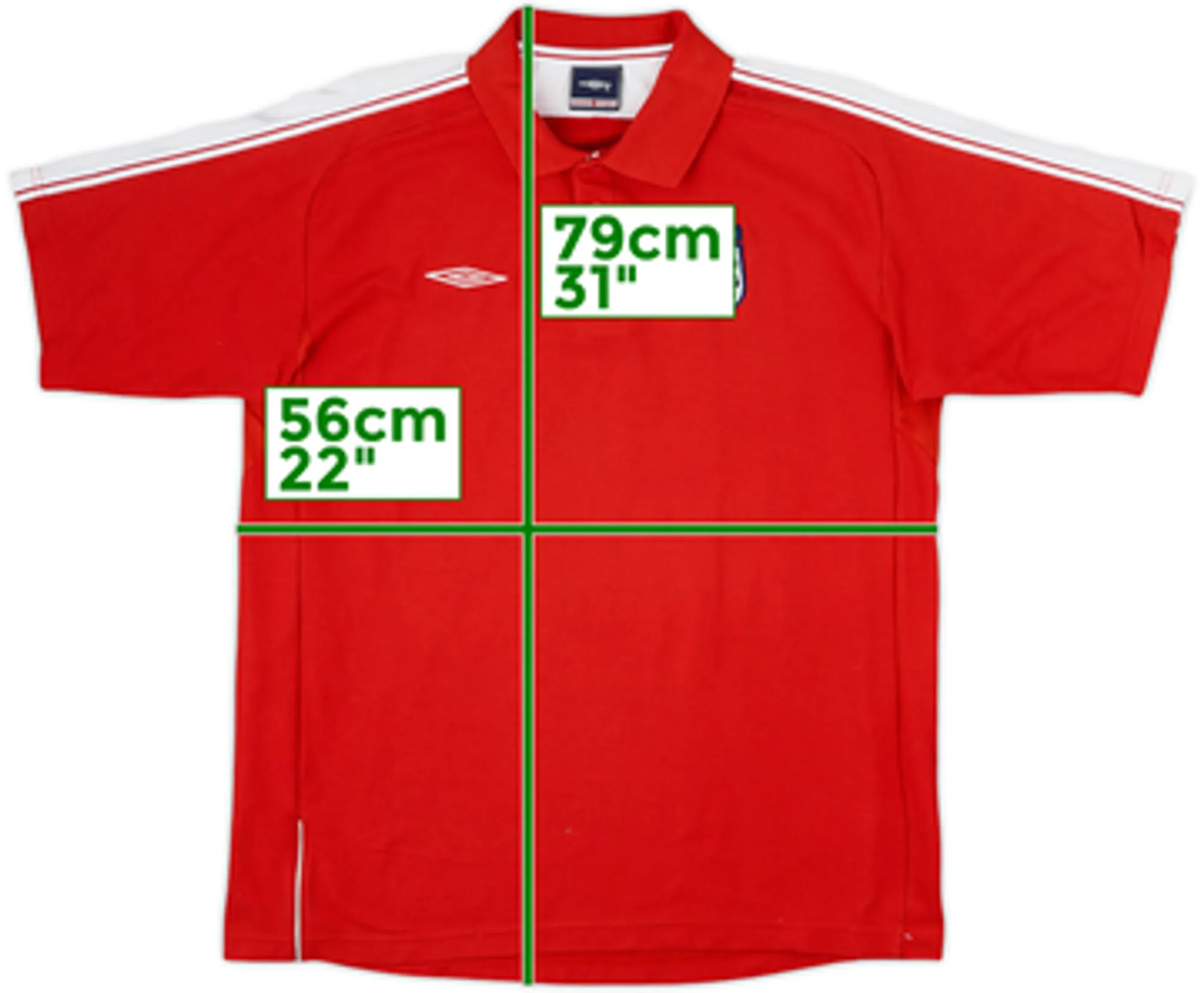 2005-06 England Umbro Polo Shirt - 6/10 - (L)