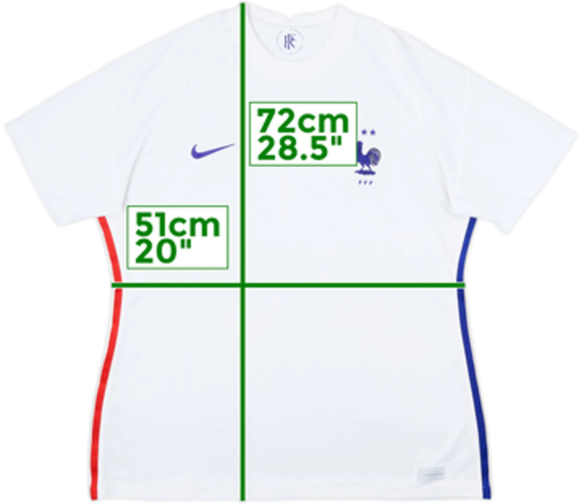 2020-21 France Away Shirt - 10/10 - (Women's XL)