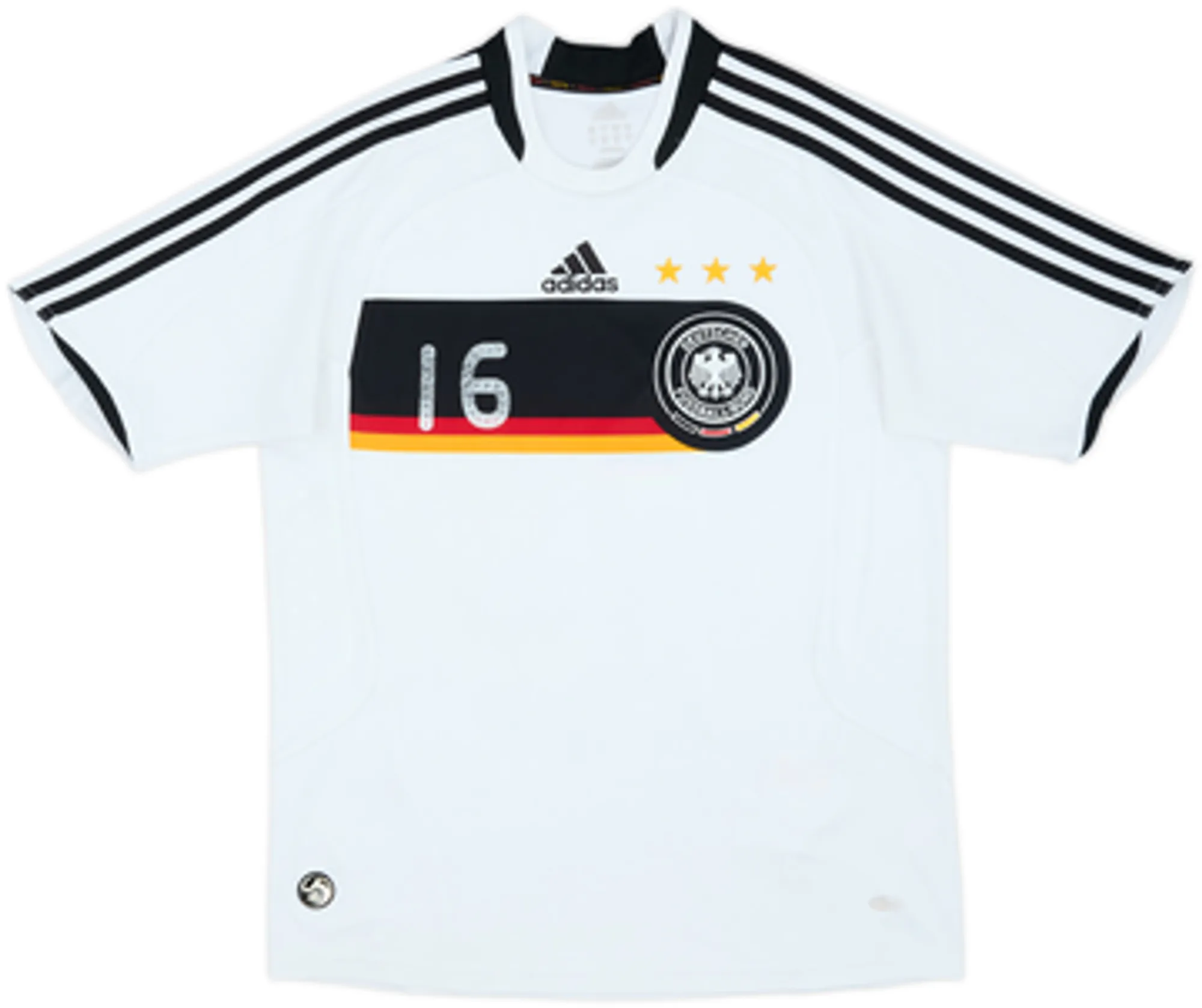 2008-09 Germany Home Shirt Lahm #16 - 4/10 - (L.Boys)