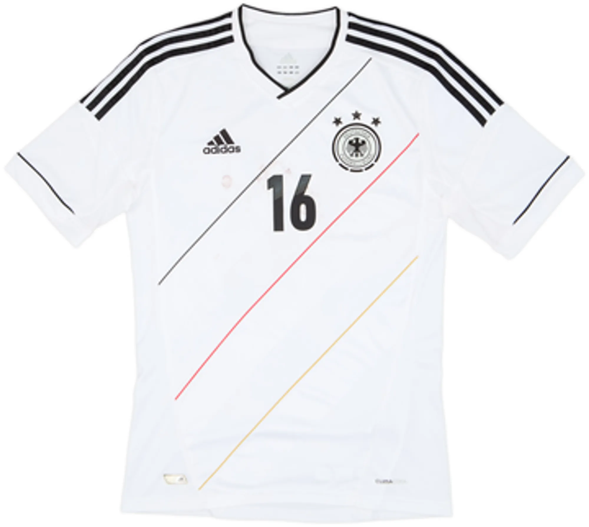 2012-13 Germany Home Shirt Lahm #16 - 5/10 - (S)