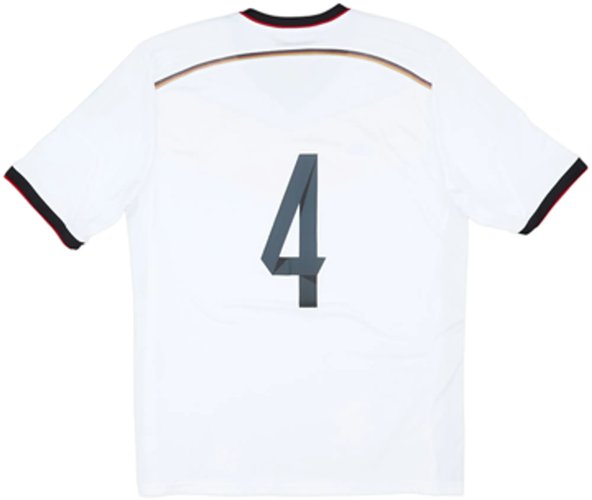 2014-15 Germany Home Shirt #4 - 8/10 - (XL)