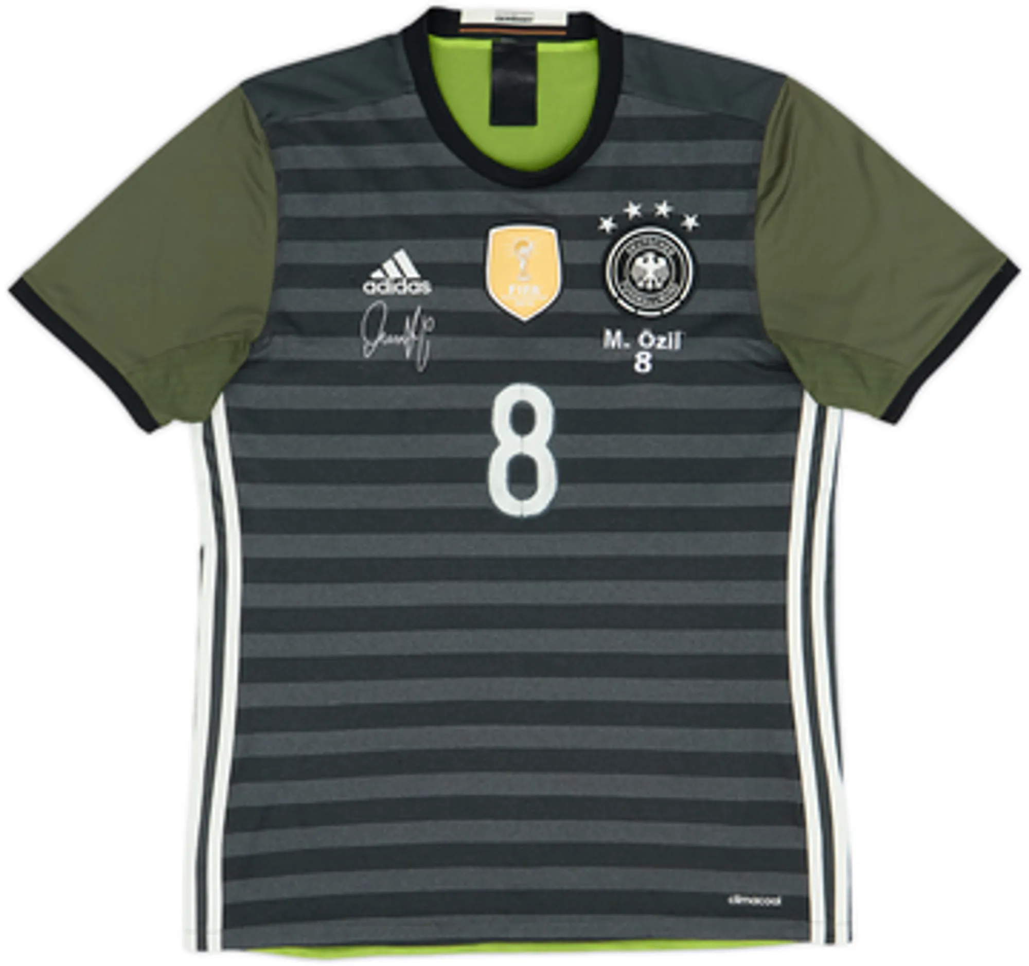 2015-17 Germany 'Signed' Away Shirt Ozil #8 - 9/10 - (M)
