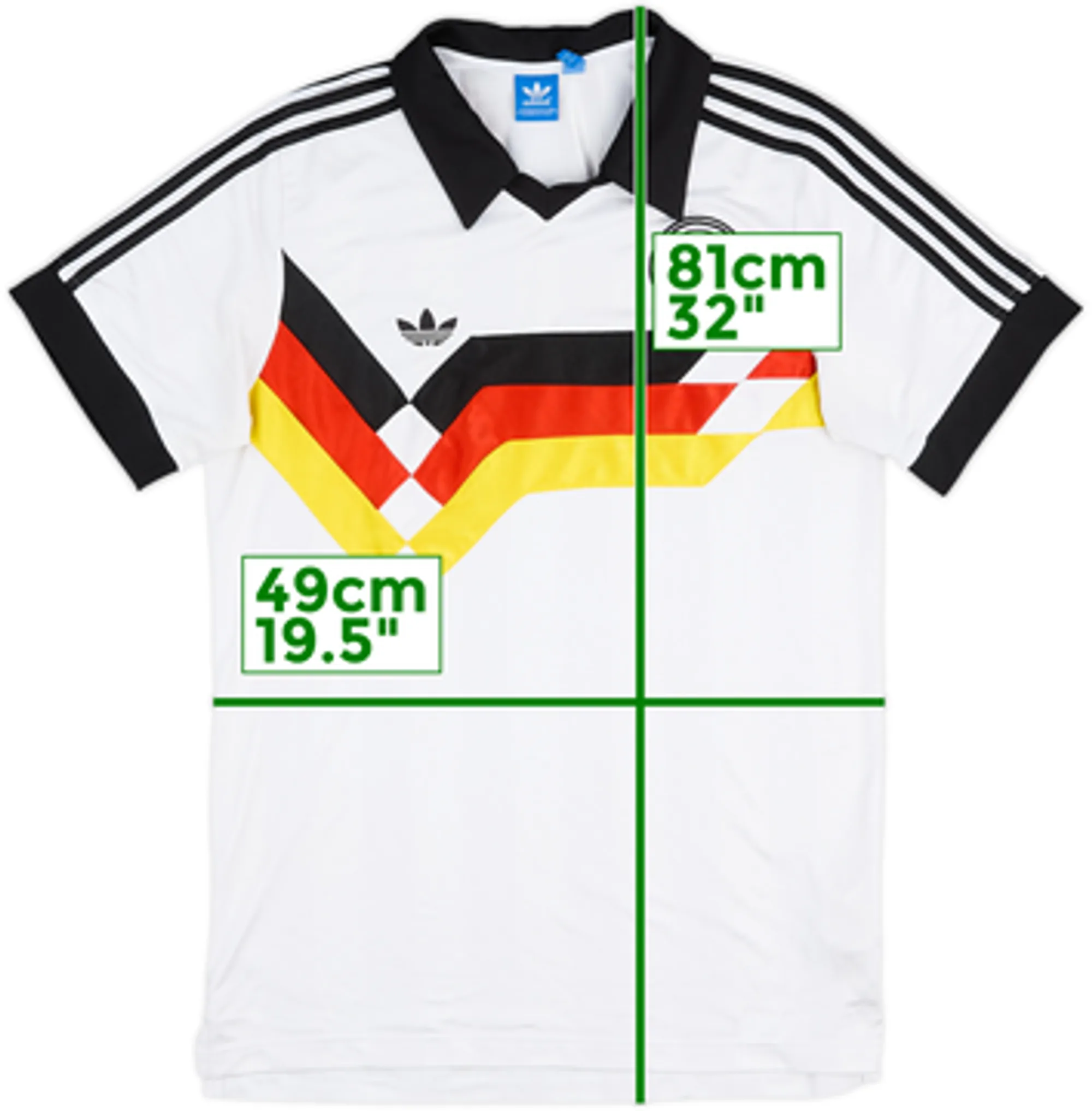 2016 Germany adidas Originals '88' Retro Shirt - 7/10 - (L)