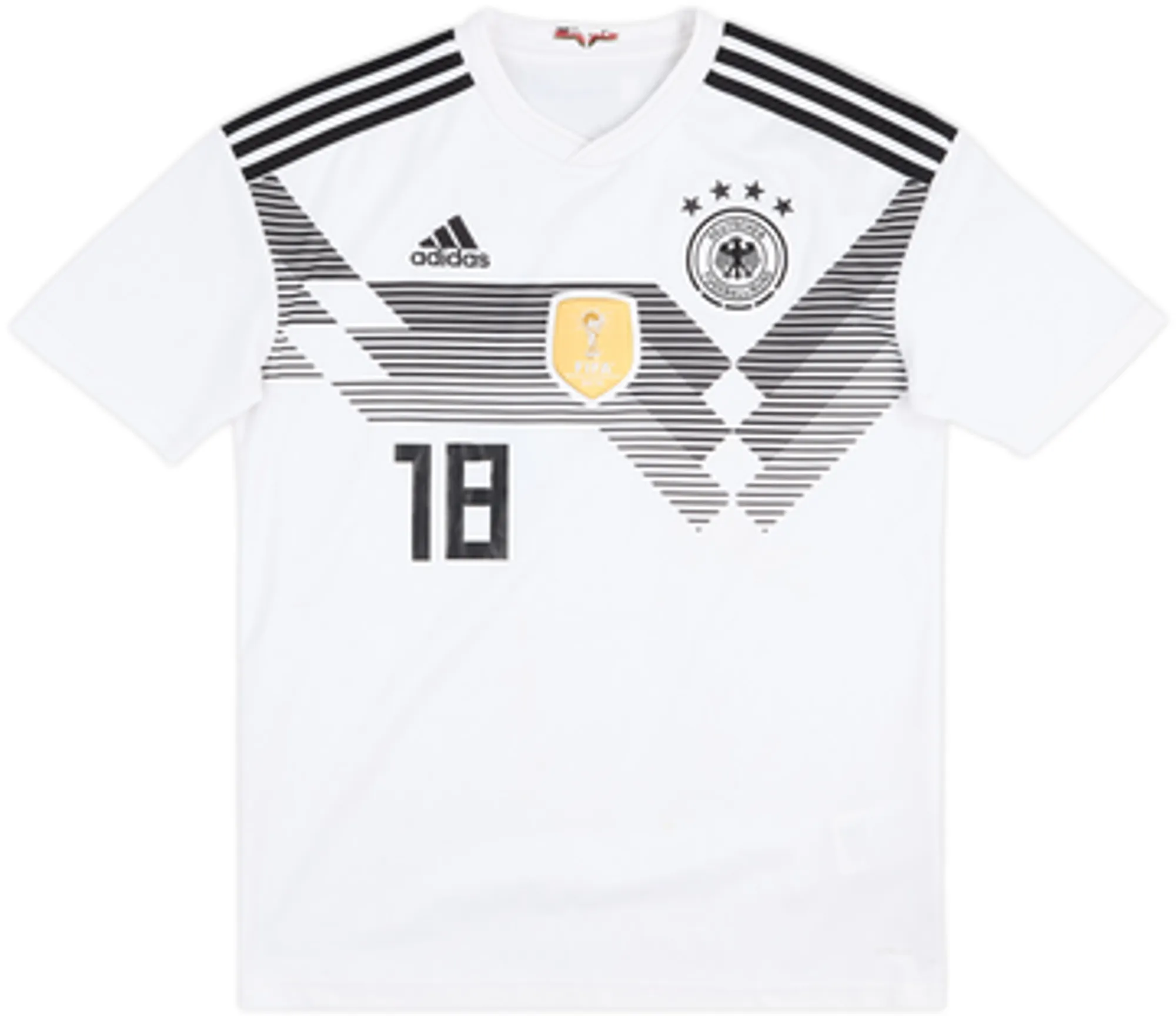 2018-19 Germany Home Shirt Kimmich #18 - 6/10 - (S)