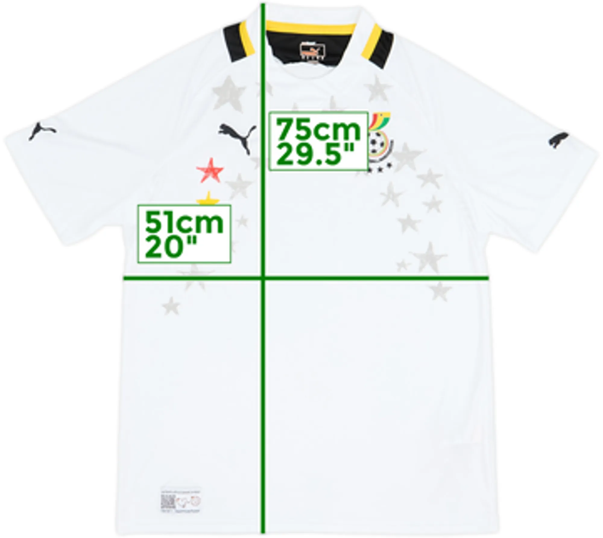 2012-13 Ghana Home Shirt - 10/10 - (L)