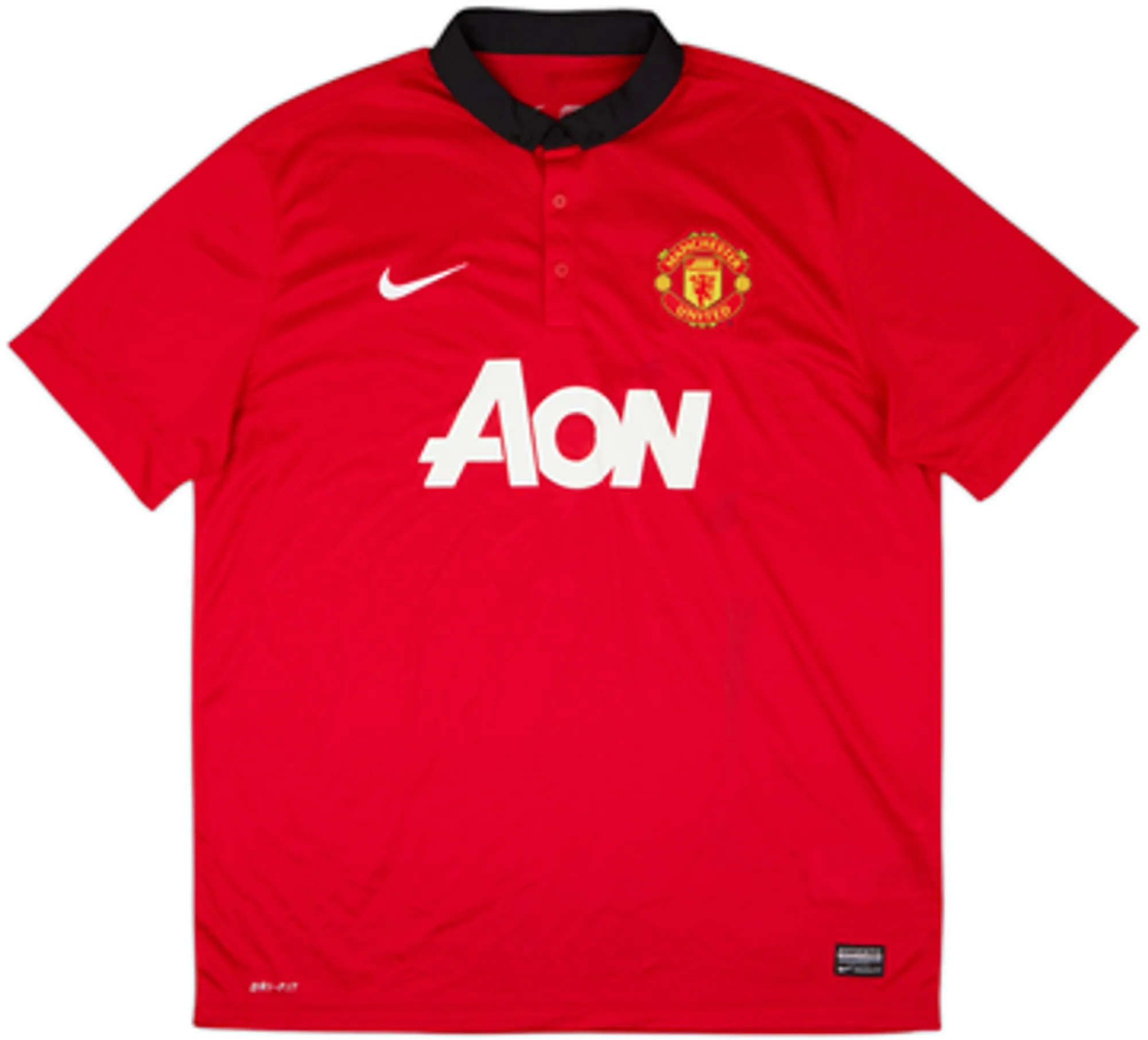 2013-14 Manchester United Home Shirt Ritchie #8 - 6/10 - (XL)