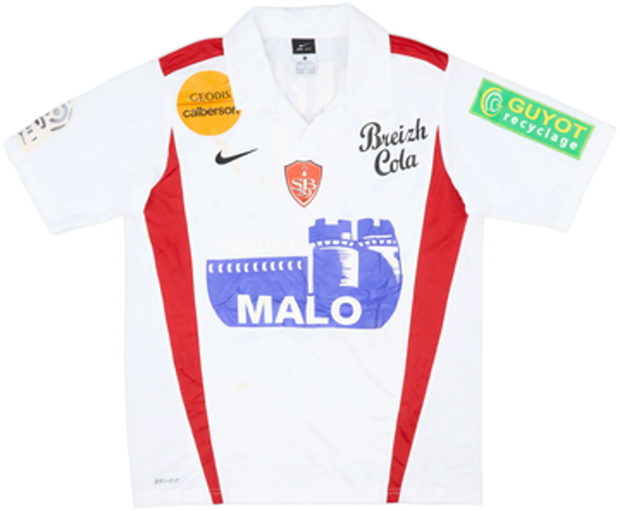 2010-11 Stade Brest Home Shirt Lorenzi #7 - 4/10 - (M)