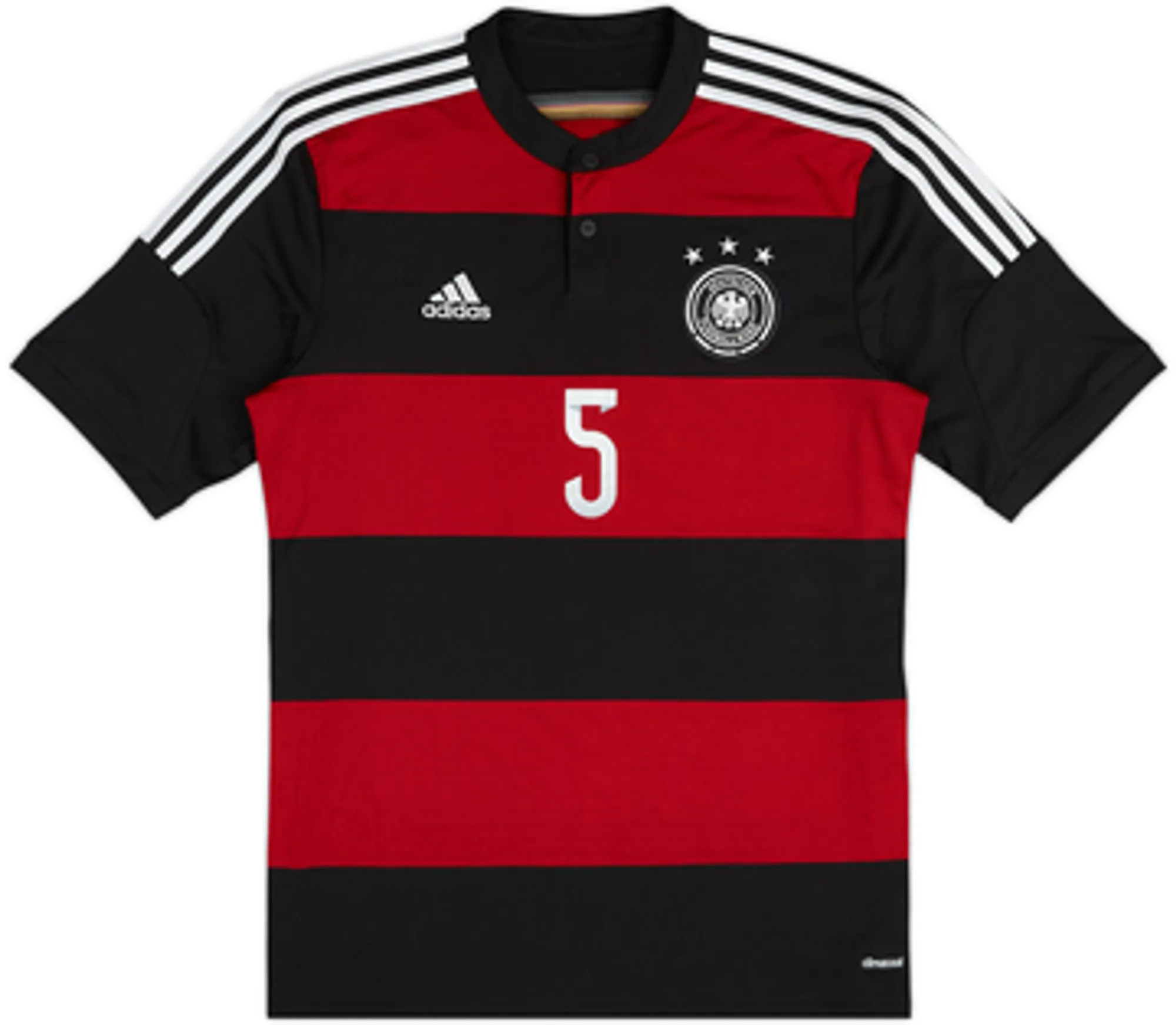 2014-15 Germany Away Shirt Hummels #5 - 10/10 - (L)