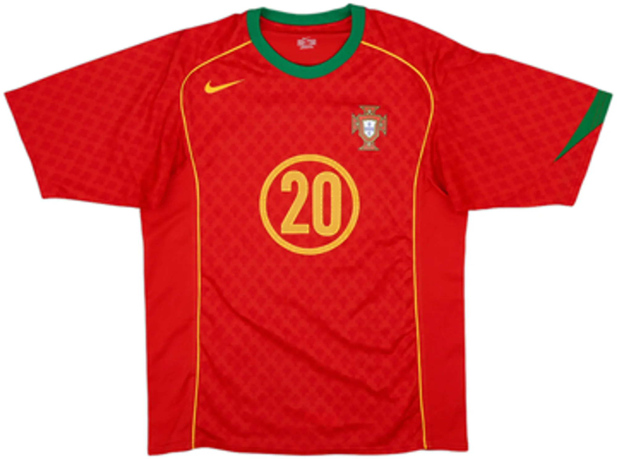 2004-06 Portugal Basic Home Shirt Deco #20 - 6/10 - (M)