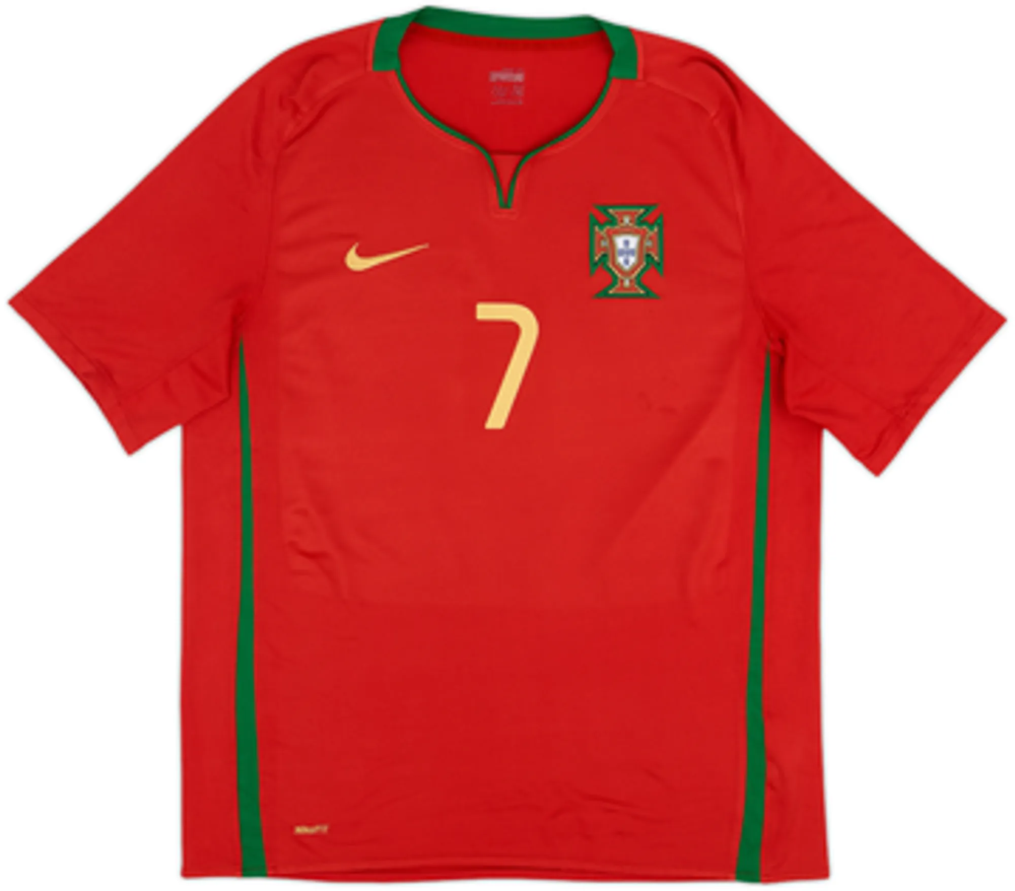 2008-10 Portugal Home Shirt Ronaldo #7 - 6/10 - (L)