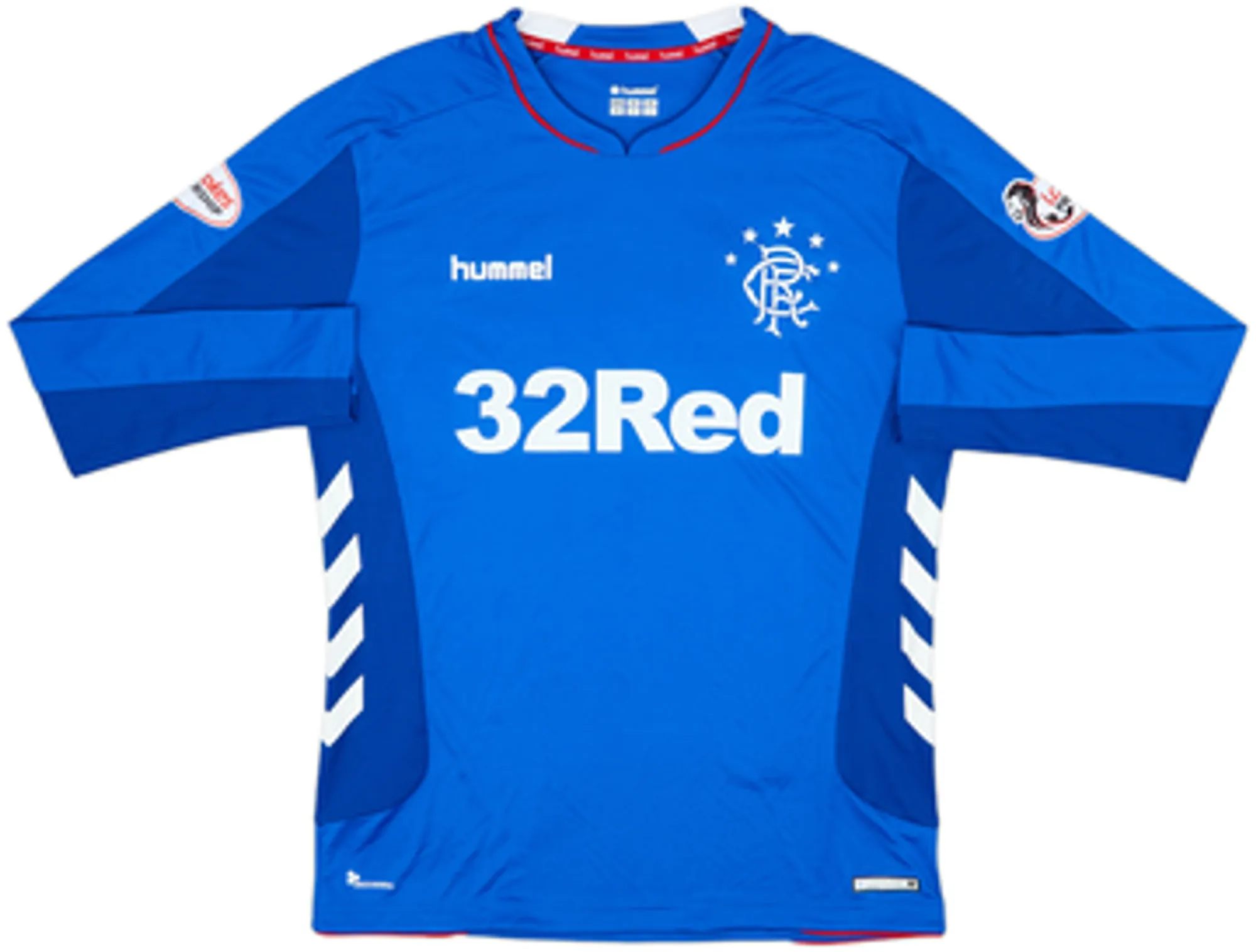 2018-19 Rangers Home L/S Shirt Davis #10 - 10/10 - (M)