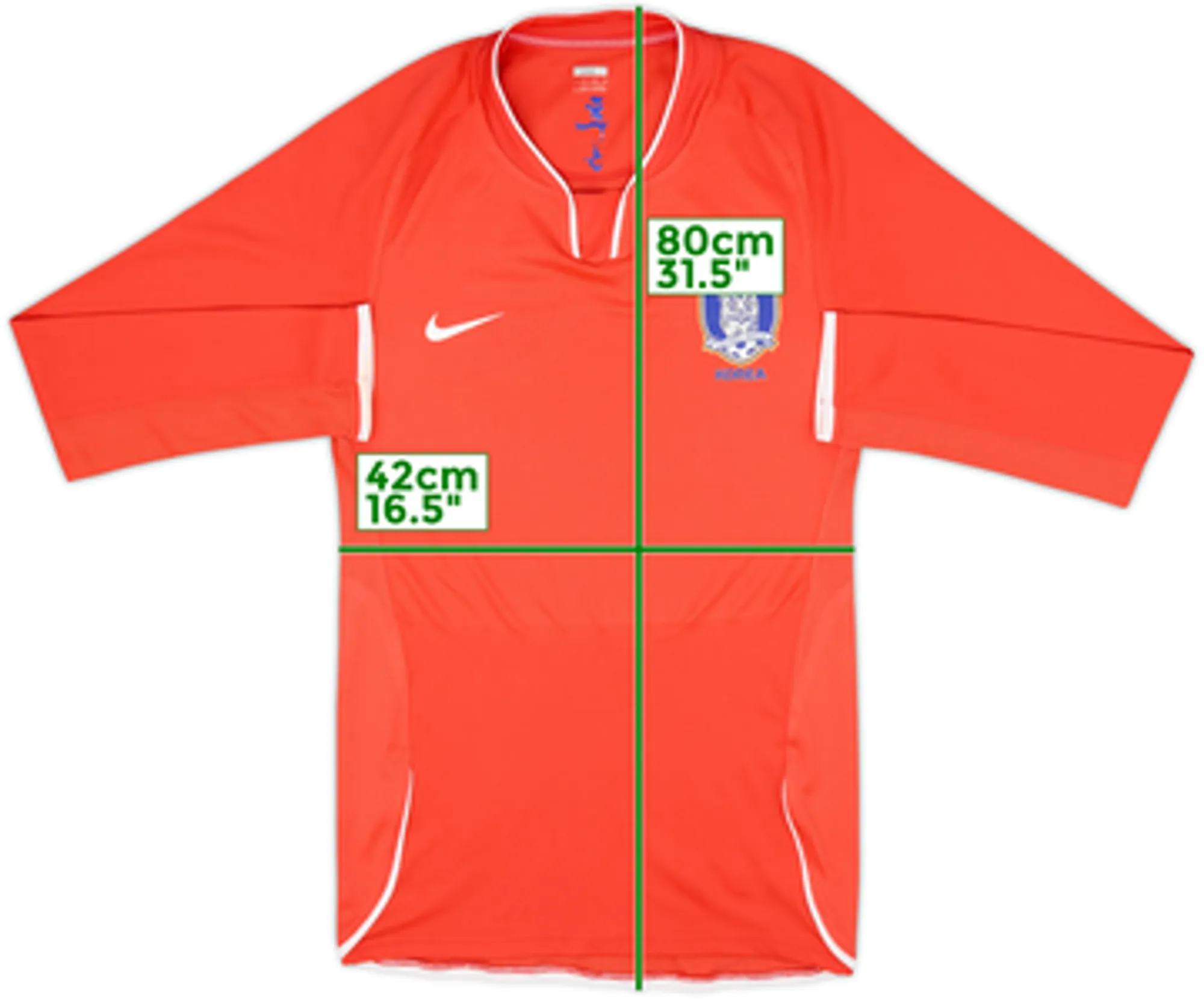 2008-10 South Korea Player Issue Home L/S Shirt - 7/10 - (XL)