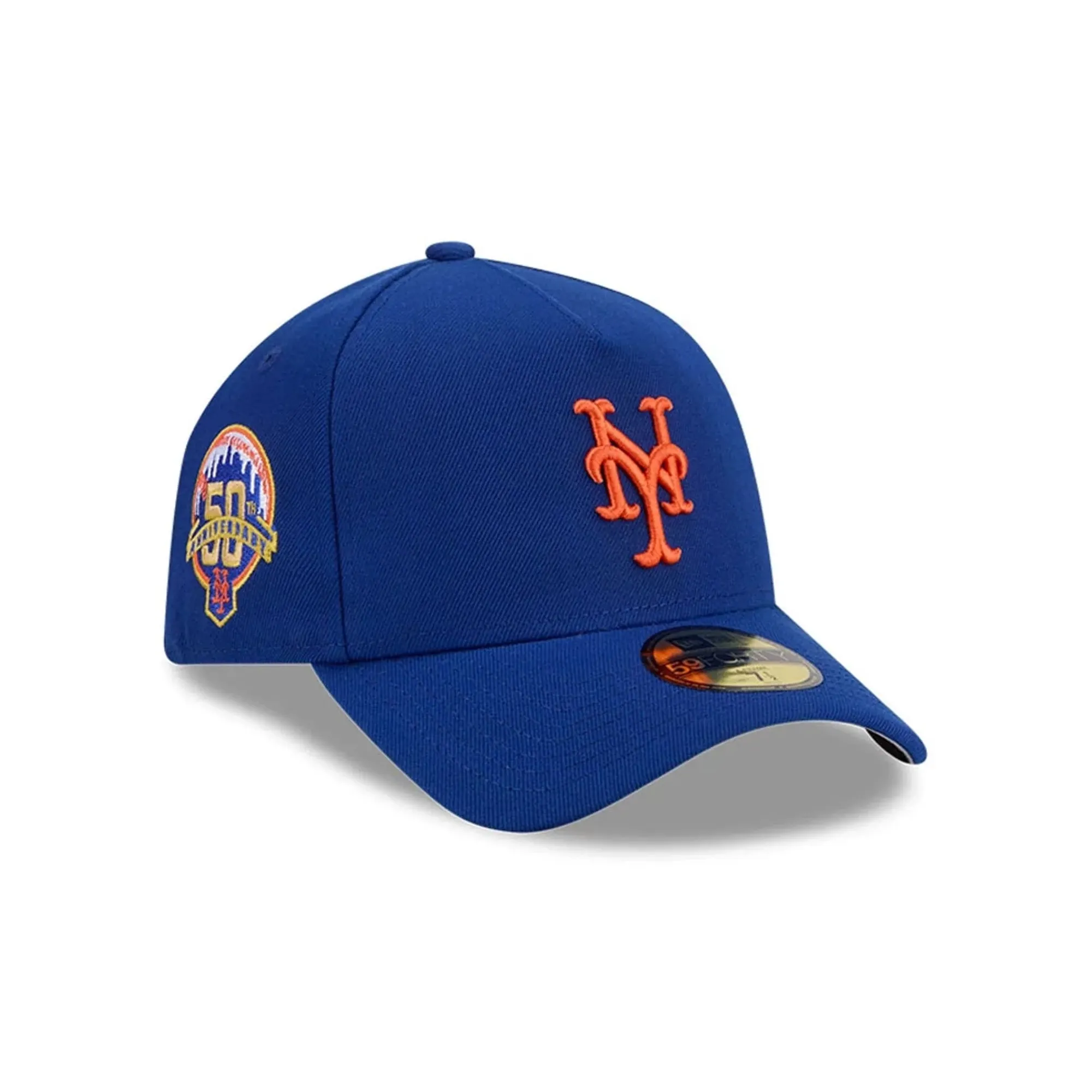 Mets MLB Team Side Blue 59FORTY A-Frame Fitted Cap New Era Cap adult unisex