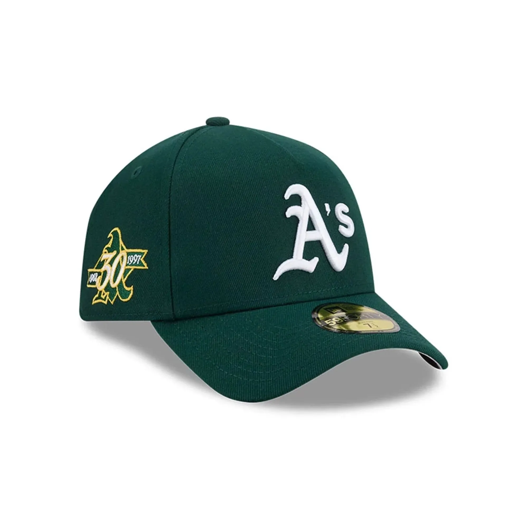 Athletics MLB Team Side Green 59FORTY A-Frame Fitted Cap New Era Cap adult unisex