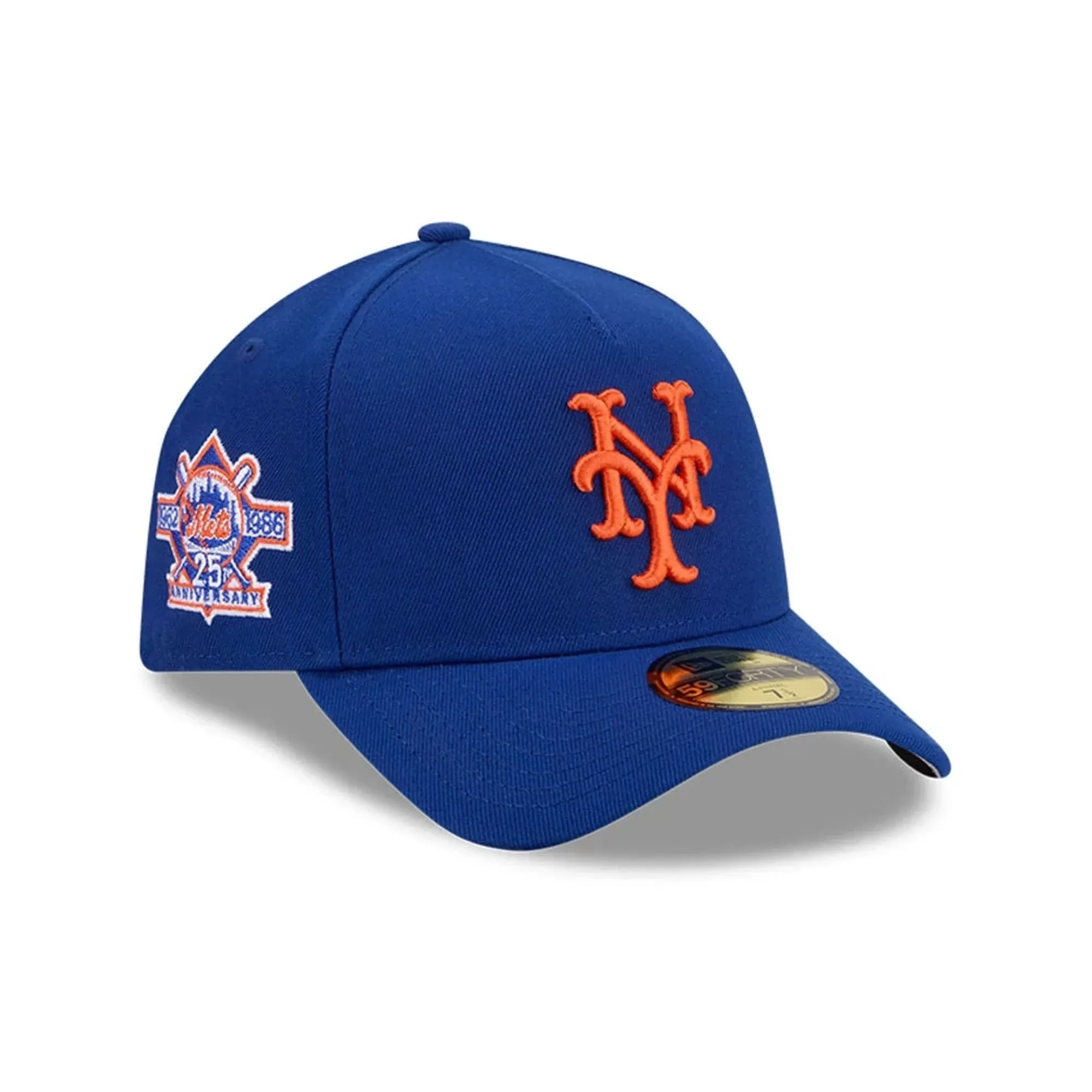 New York Mets MLB Team Side Blue 59FORTY A-Frame Fitted Cap New Era Cap adult unisex
