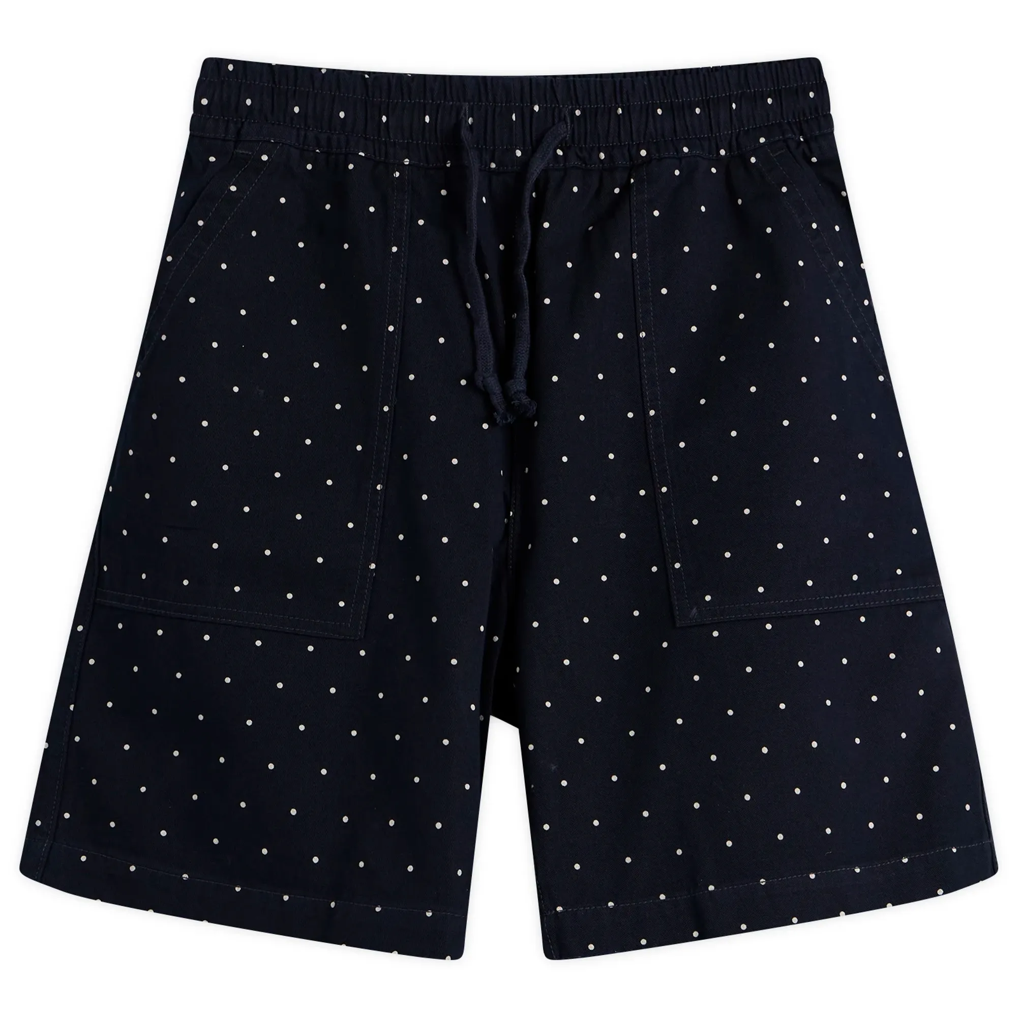 Service Works Men's Polka Dot Chef Shorts Navy