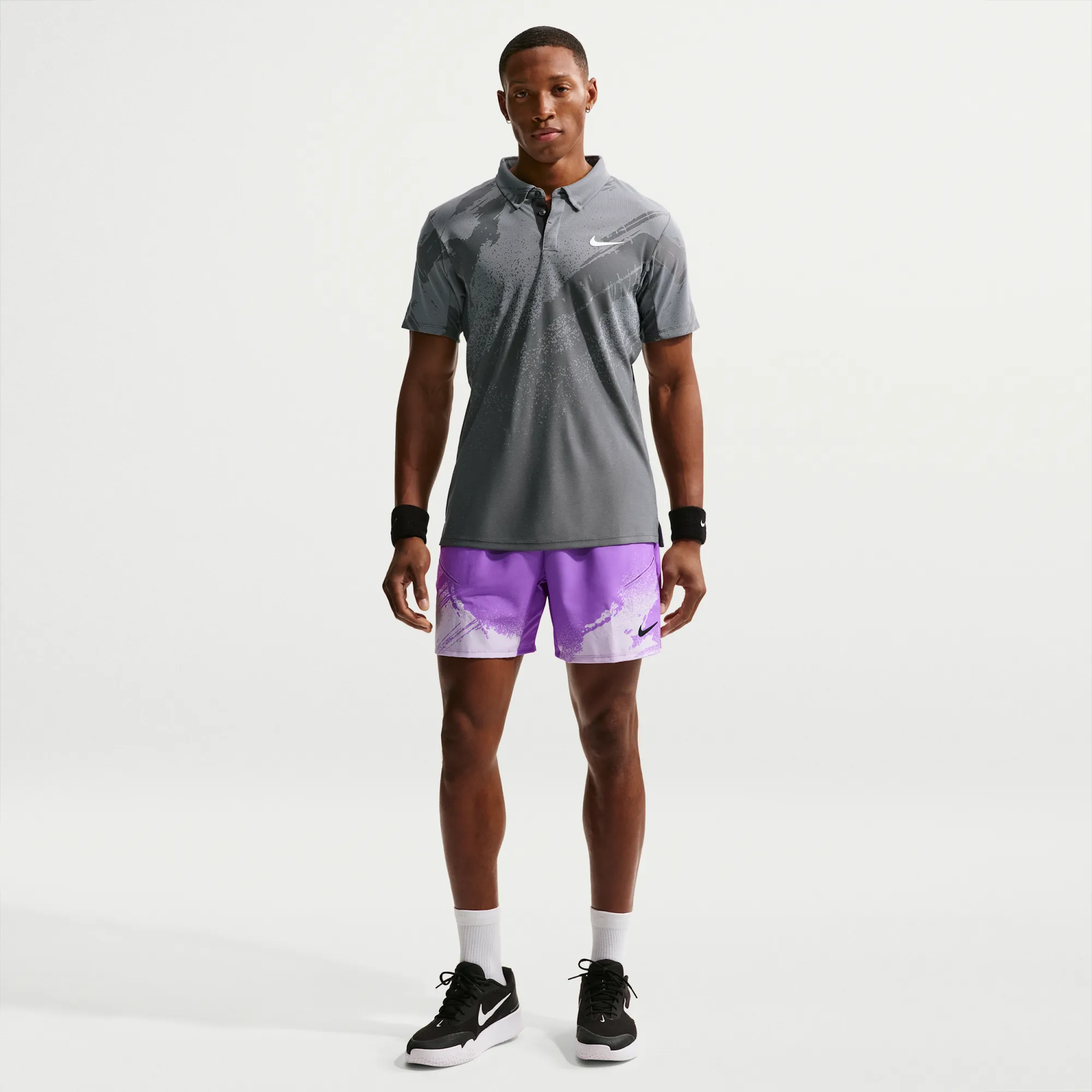 NikeCourt Slam Men's Dri-FIT Tennis Shorts - Purple